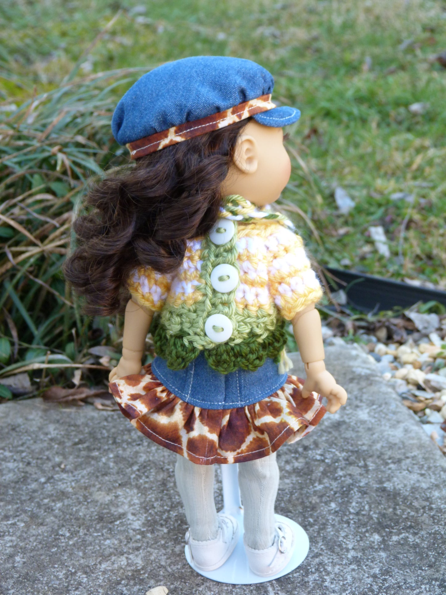 Safari Outfit Handmade to fit 11 Inch Dumpling Meadowdoll Spring Clothes