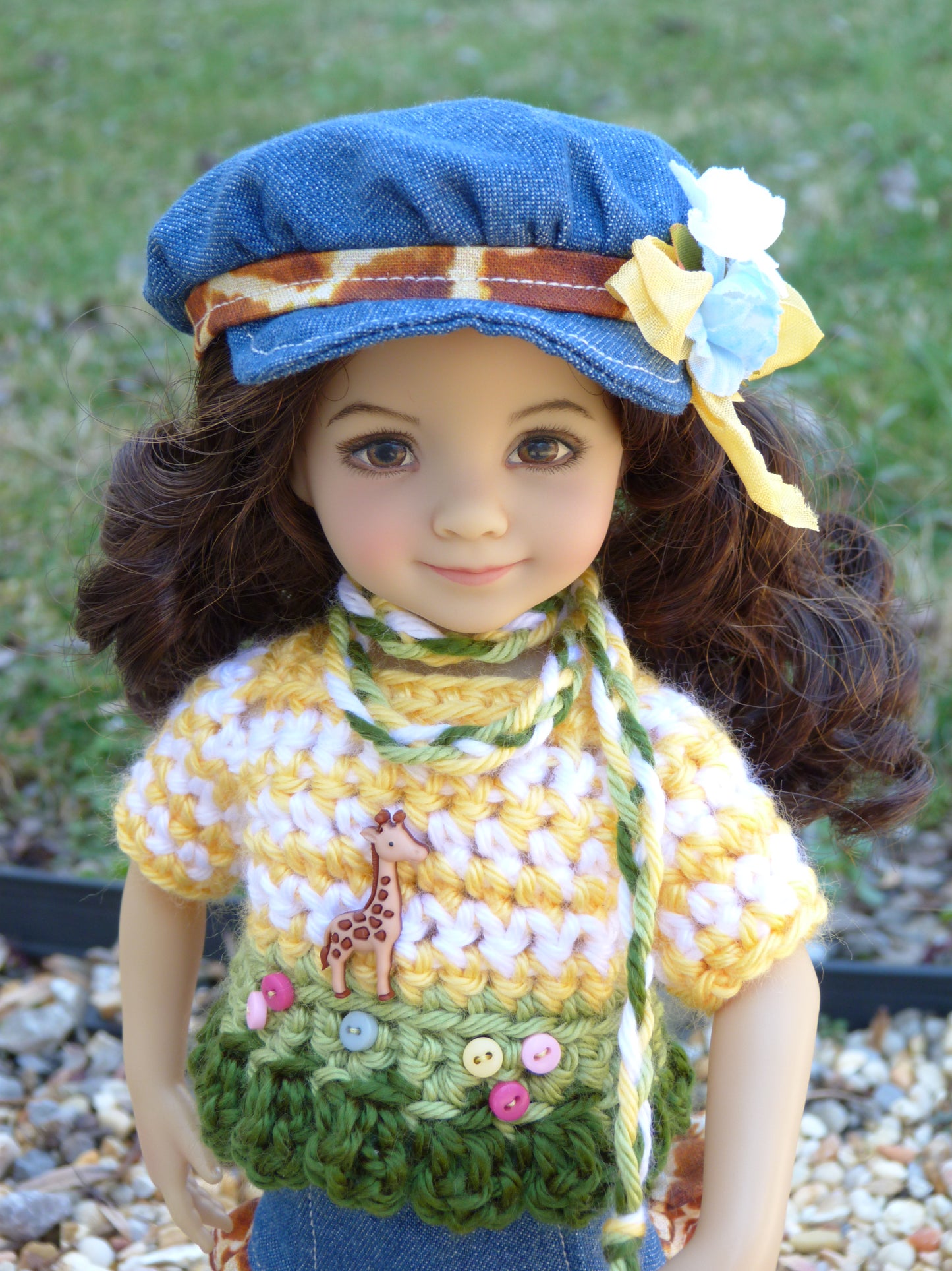 Safari Outfit Handmade to fit 11 Inch Dumpling Meadowdoll Spring Clothes