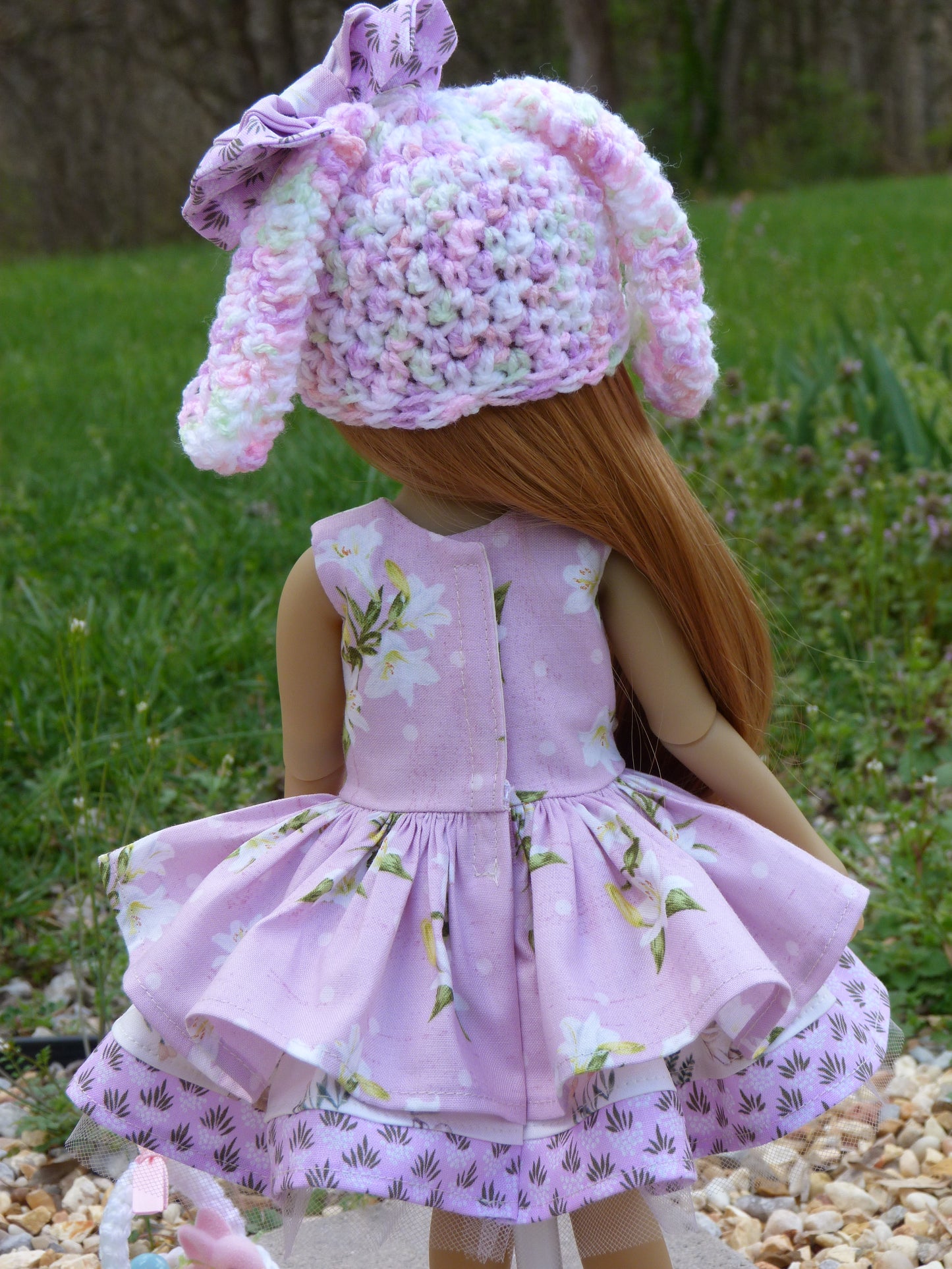 Spring Bunny Outfit Handmade to fit 14.5 Inch Ruby Red Fashion Doll