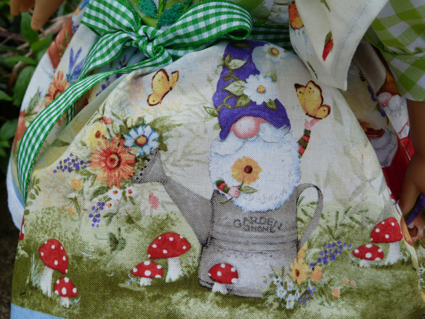 Garden Friends Spring Gnome Outfit for 18 Inch Doll Clothes Handmade to fit American Girl