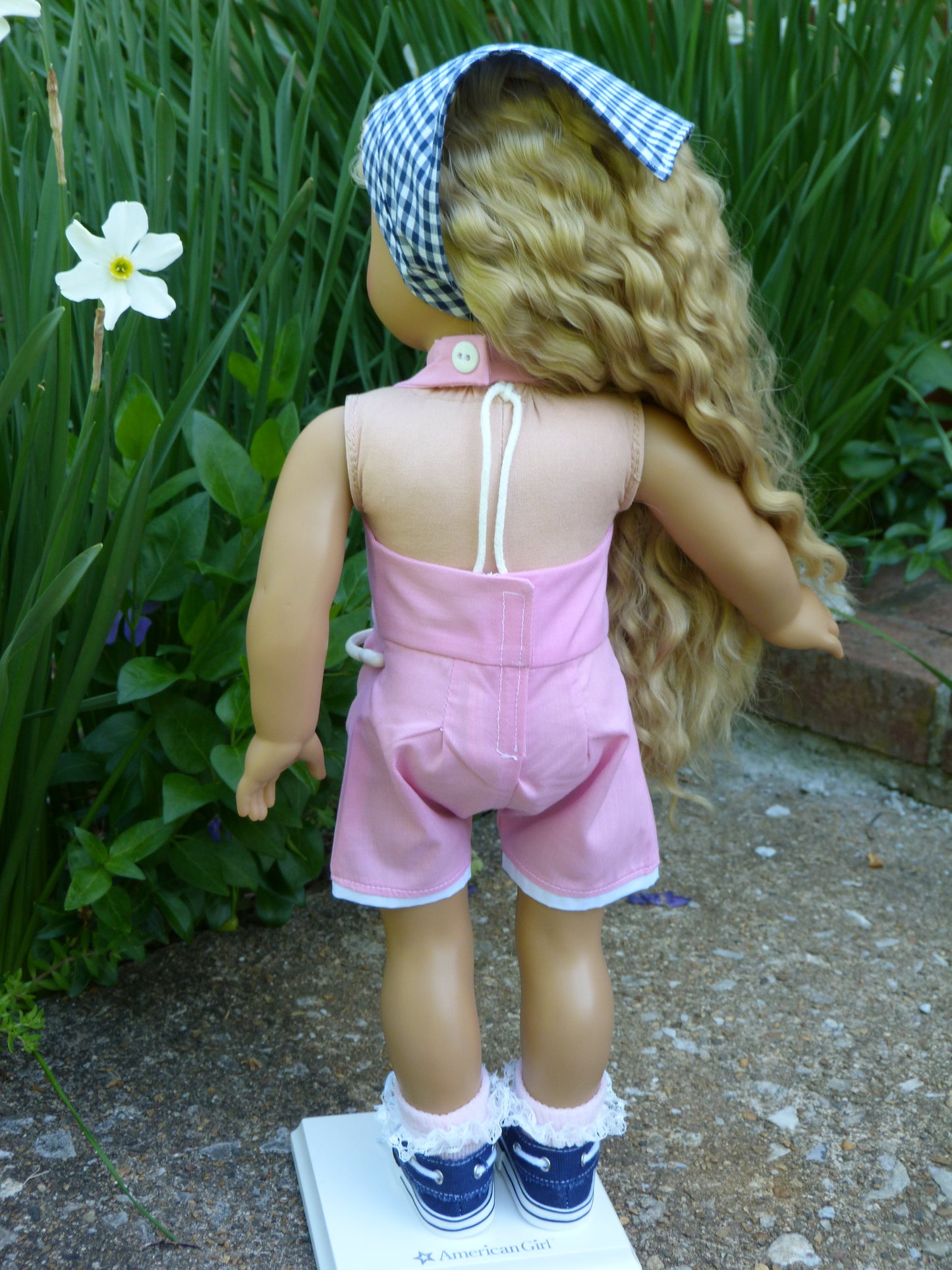 Summer Whale Watching Outfit for 18 Inch Doll Clothes Handmade to fit American Girl