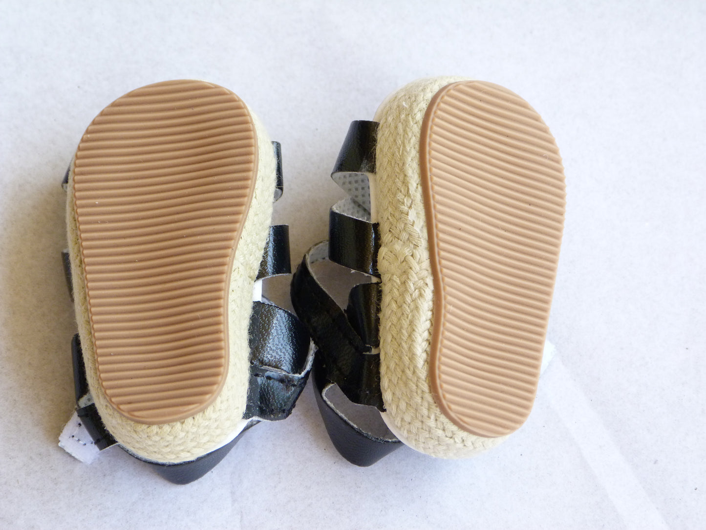 Black Platform Sandals for 18 Inch Doll Fits American Girl