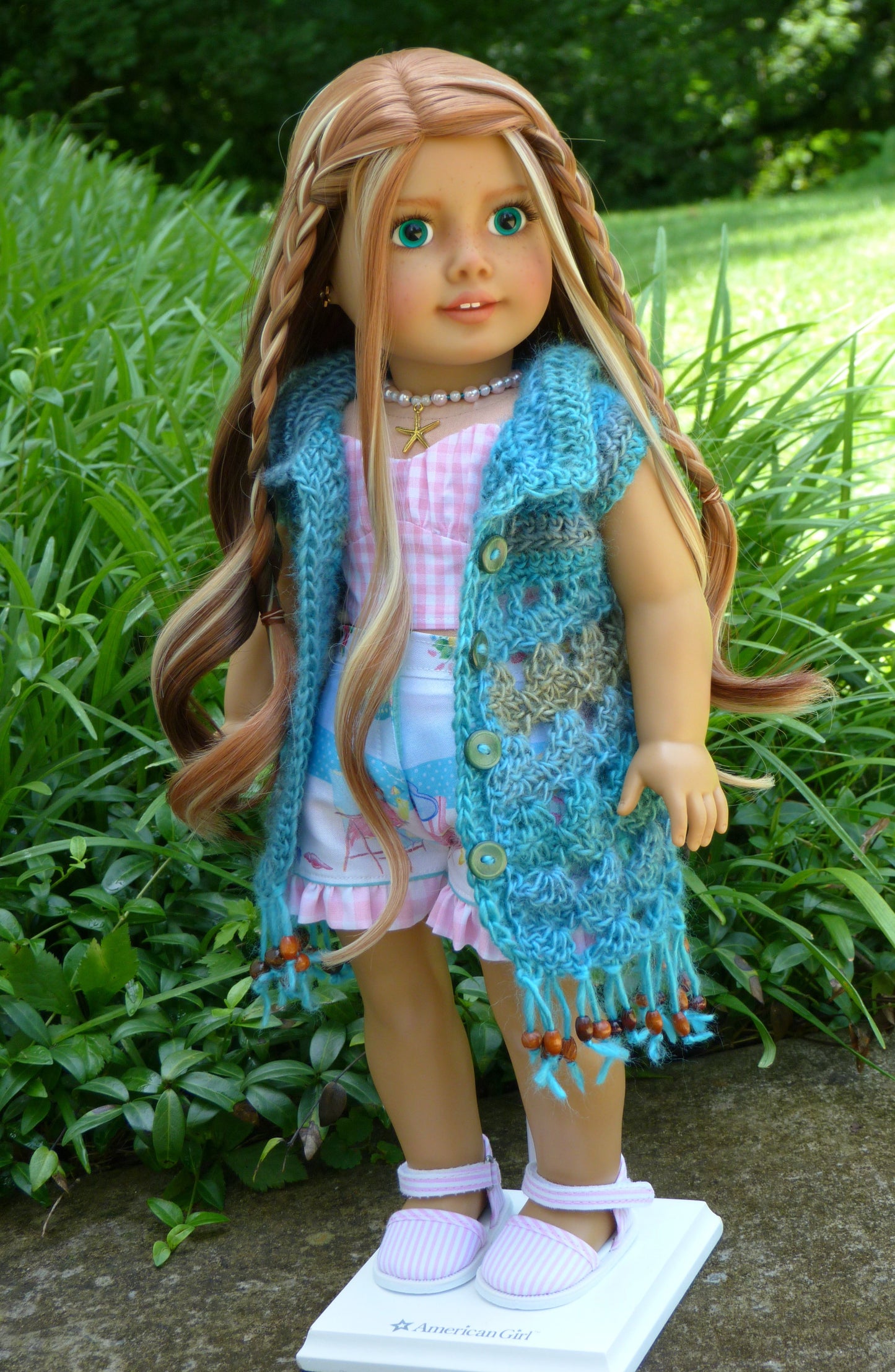 Summer Beach Outfit for 18 Inch Doll Handmade to fit American Girl