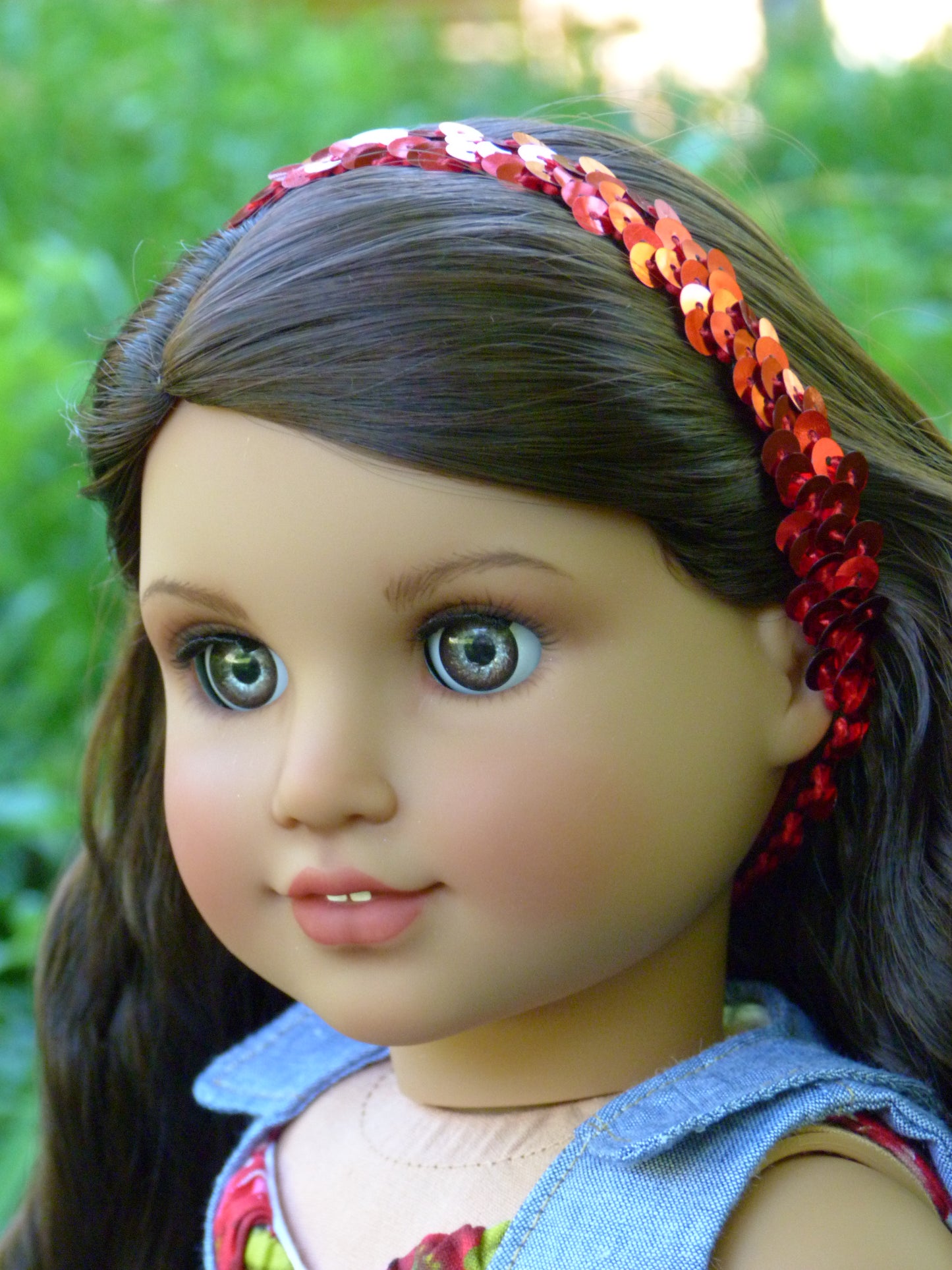 Summer Poppy Ensemble Handmade to fit American Girl 18 Inch Doll