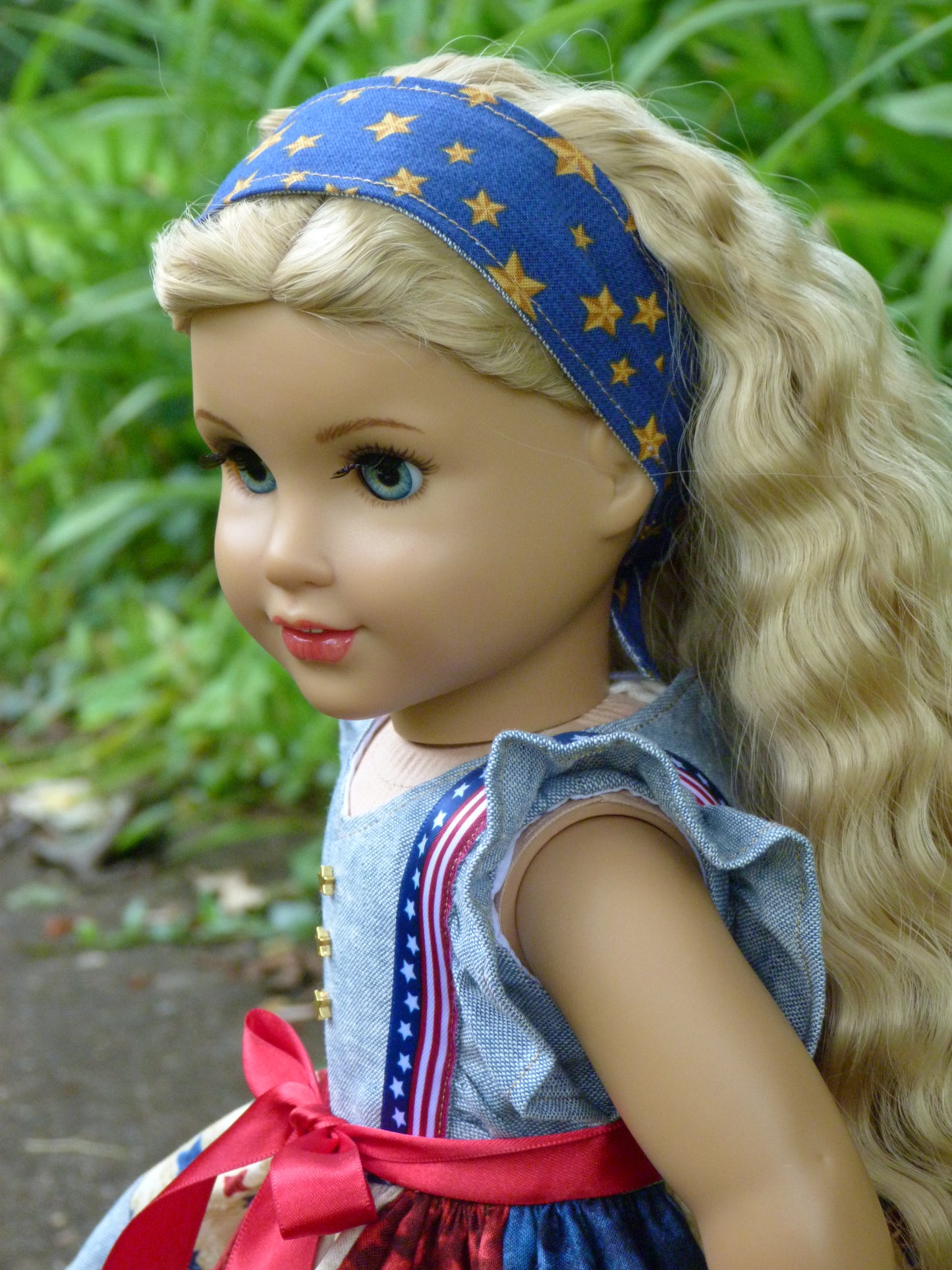 Fourth of July Outfit for 18 Inch Doll Clothes Handmade to fit American Girl