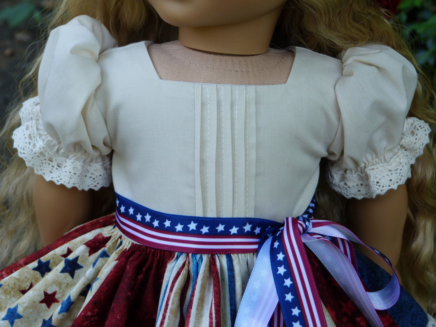 Fourth of July Outfit for 18 Inch Doll Clothes Handmade to fit American Girl