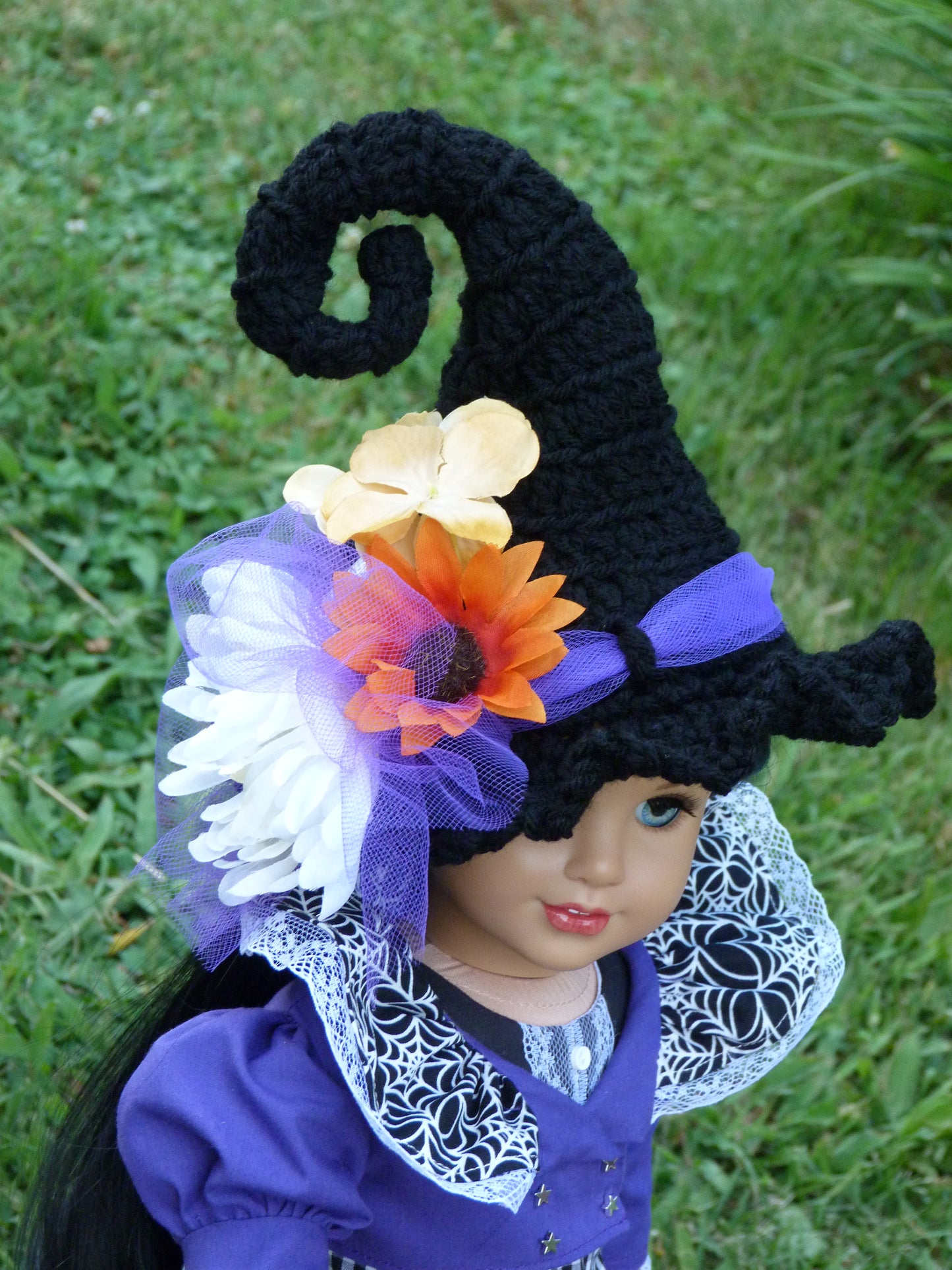 Halloween Witch Ensemble for 18 Inch Doll Clothes Handmade to fit American Girl