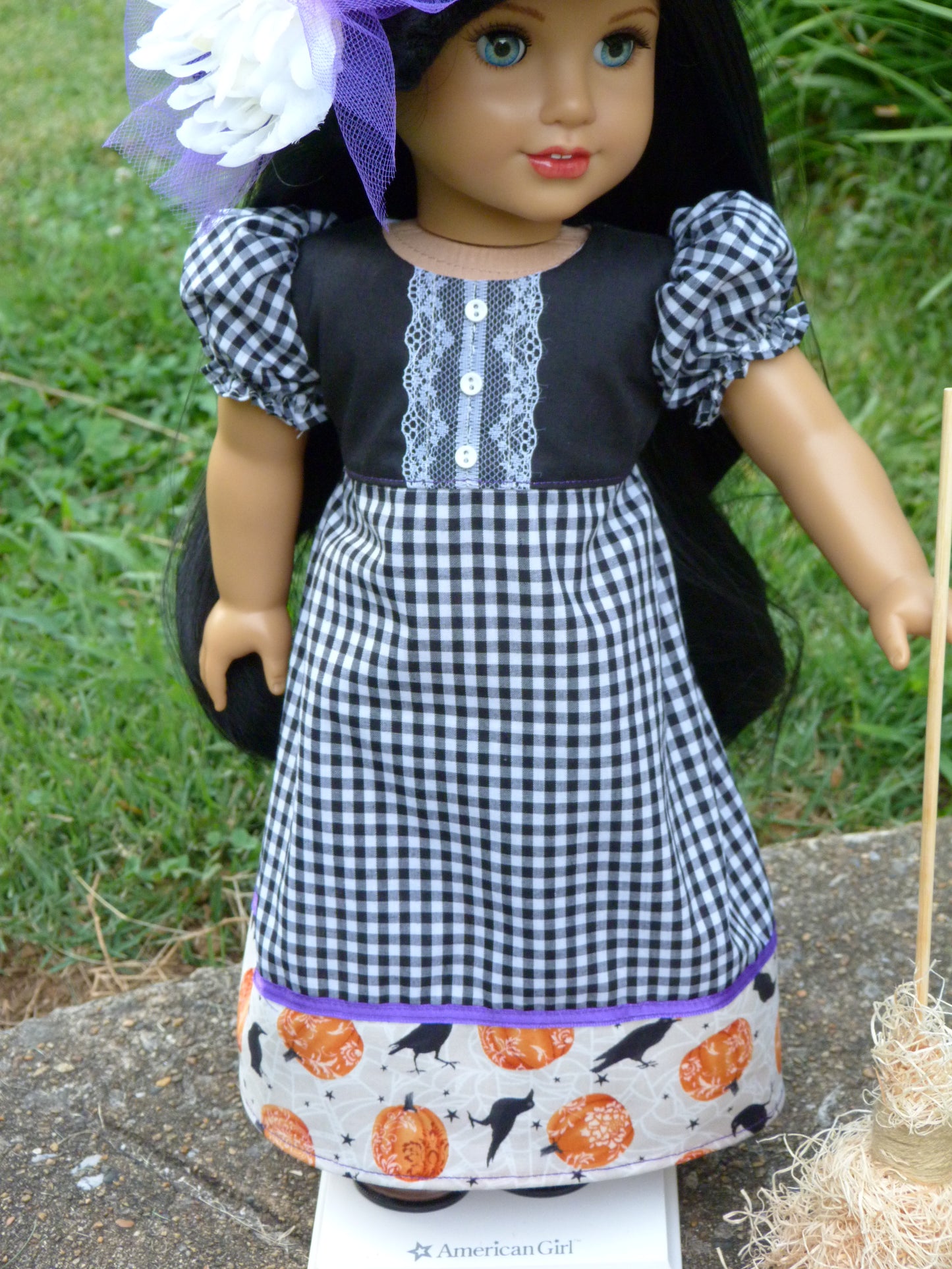 Halloween Witch Ensemble for 18 Inch Doll Clothes Handmade to fit American Girl