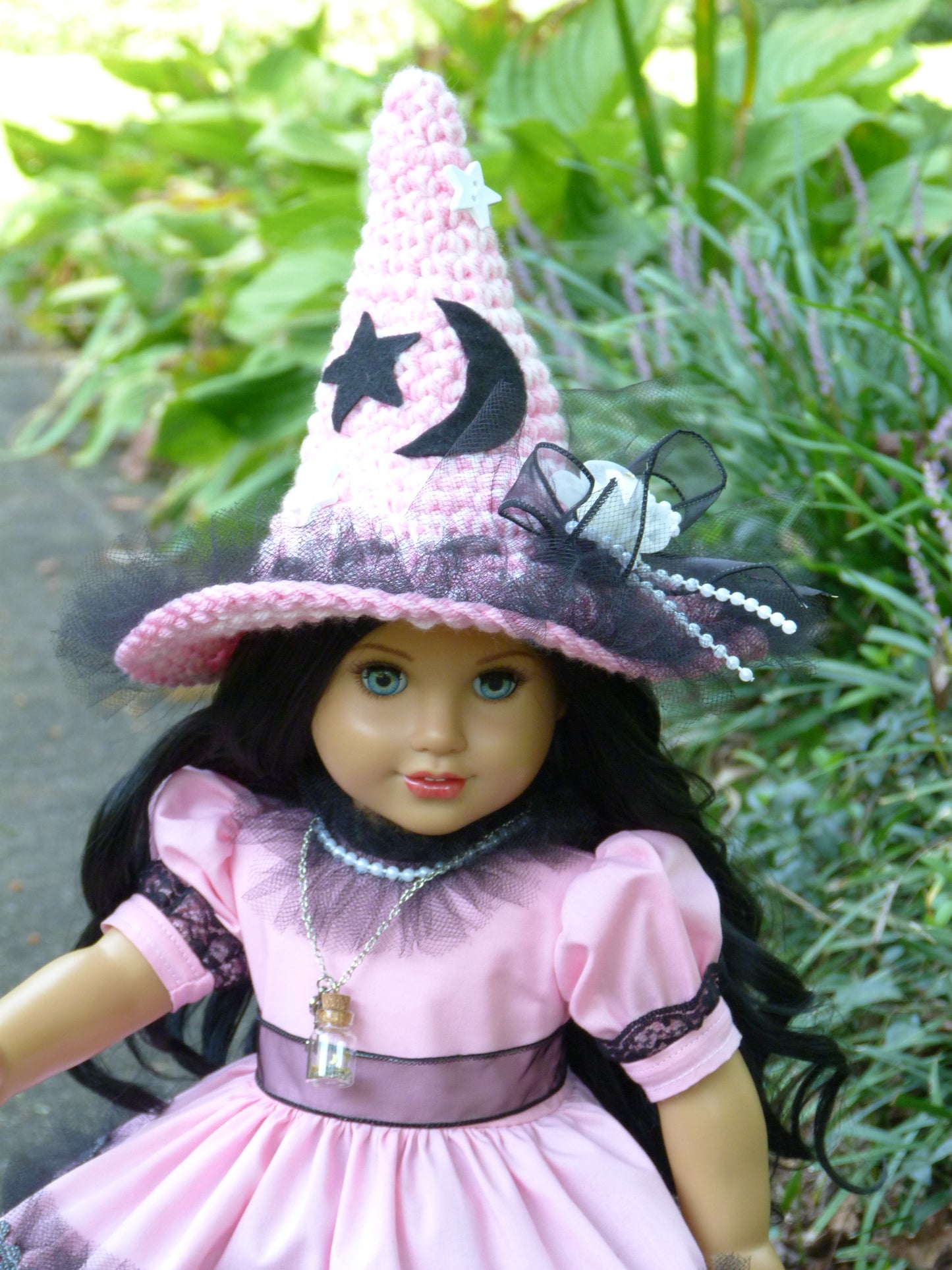 Halloween Witch Ensemble for 18 Inch Doll Clothes Handmade to fit American Girl