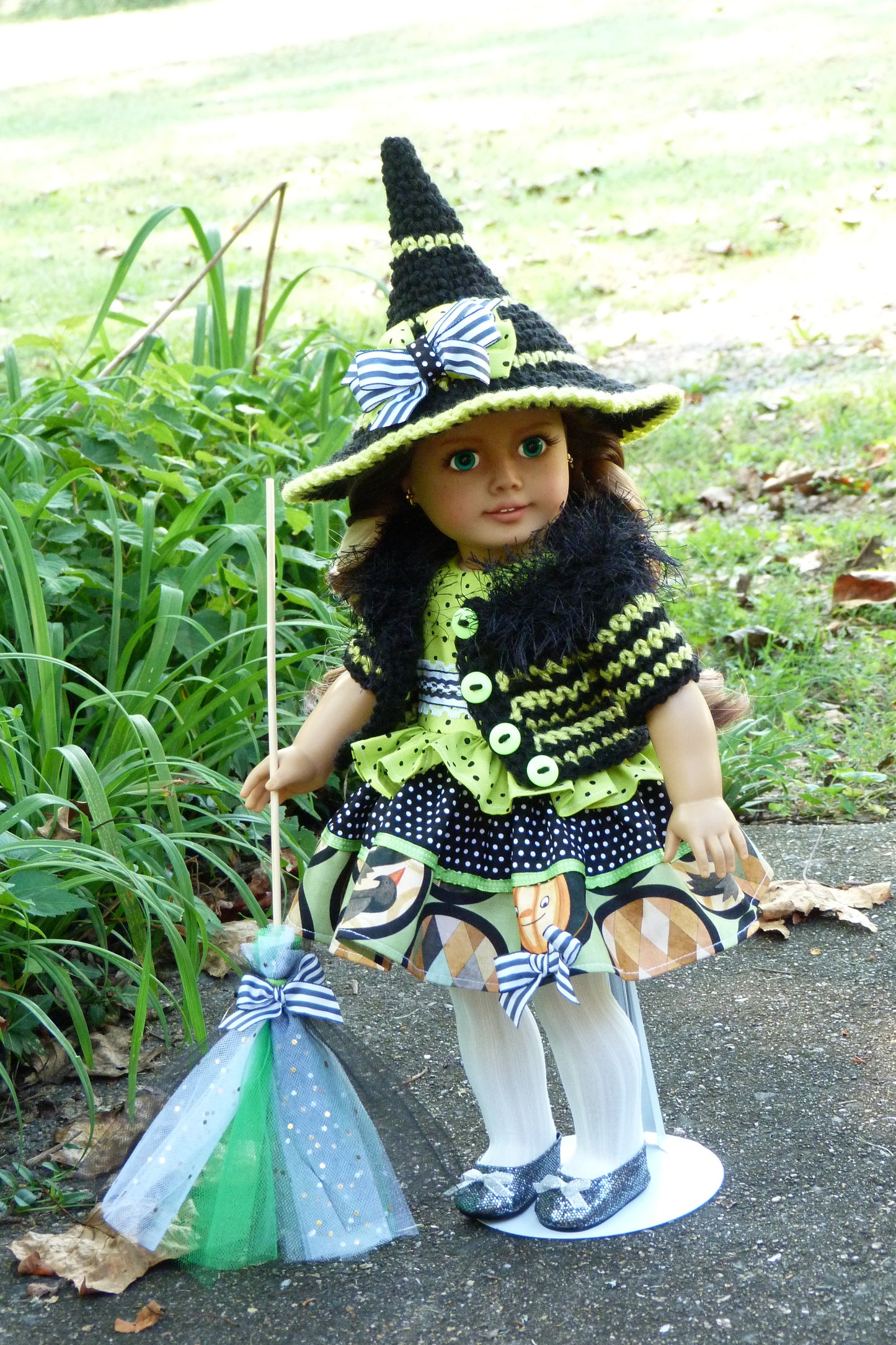 Halloween Party Witch Outfit for 18 Inch Doll