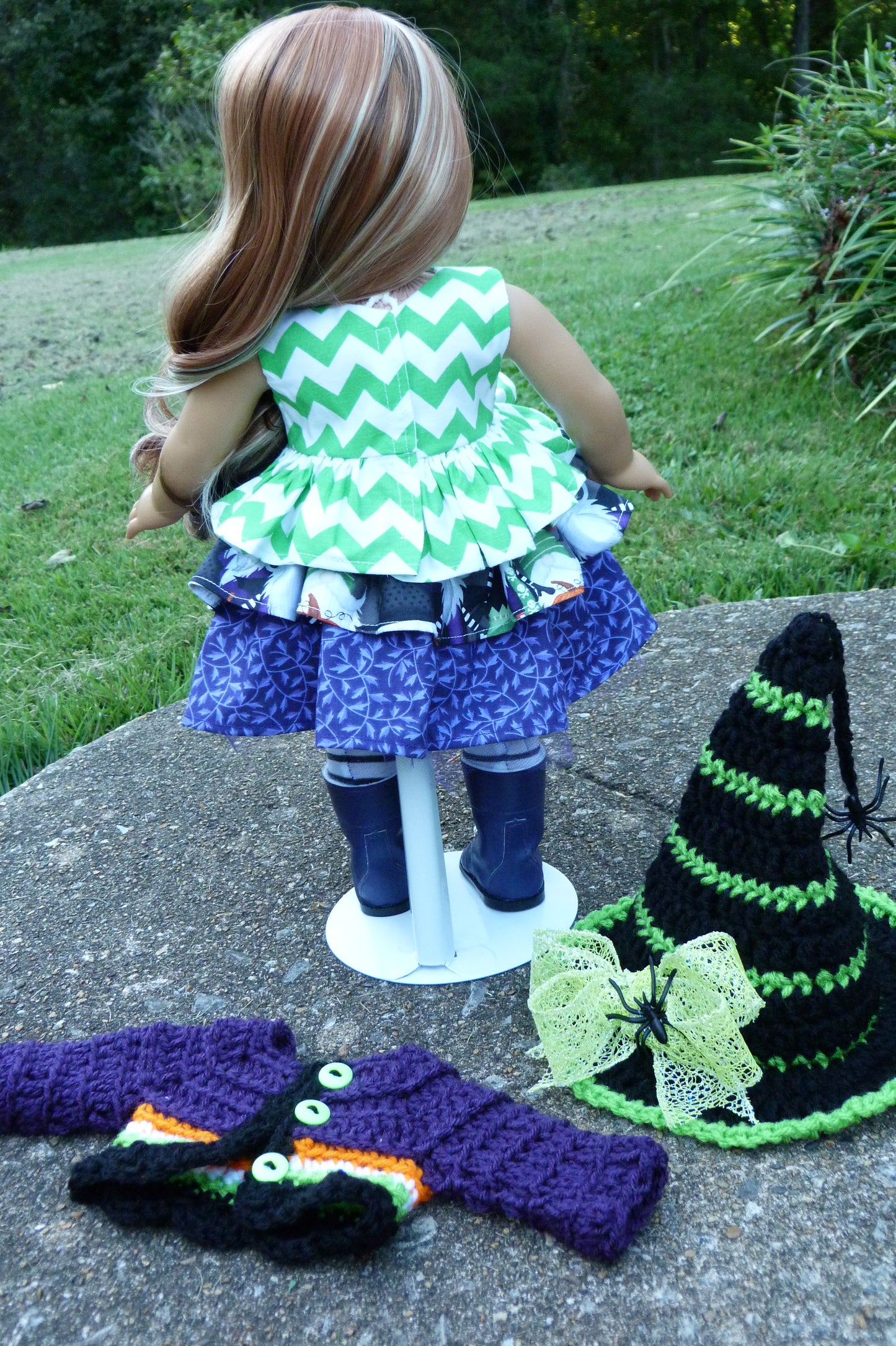 Halloween Gnome Witch Outfit for 18 Inch Doll