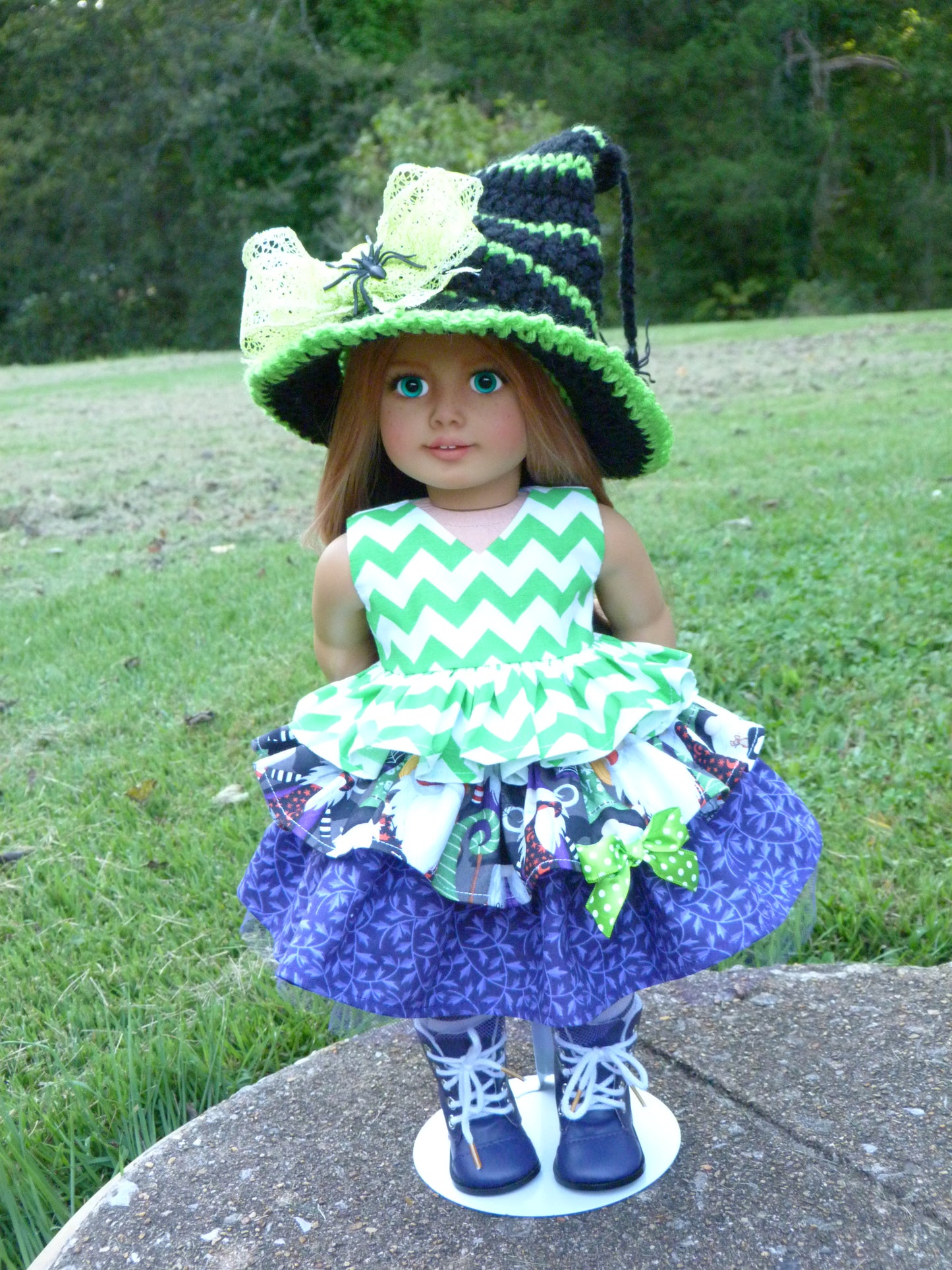 Halloween Gnome Witch Outfit for 18 Inch Doll