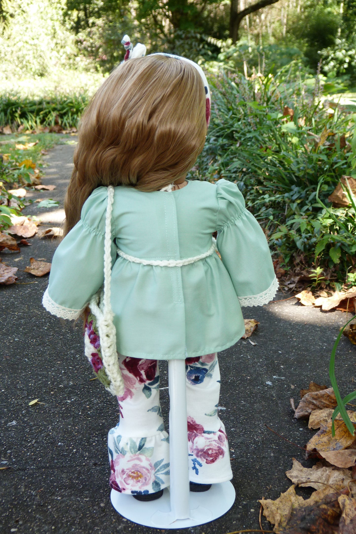 Sage Rose Outfit for 18 Inch Doll