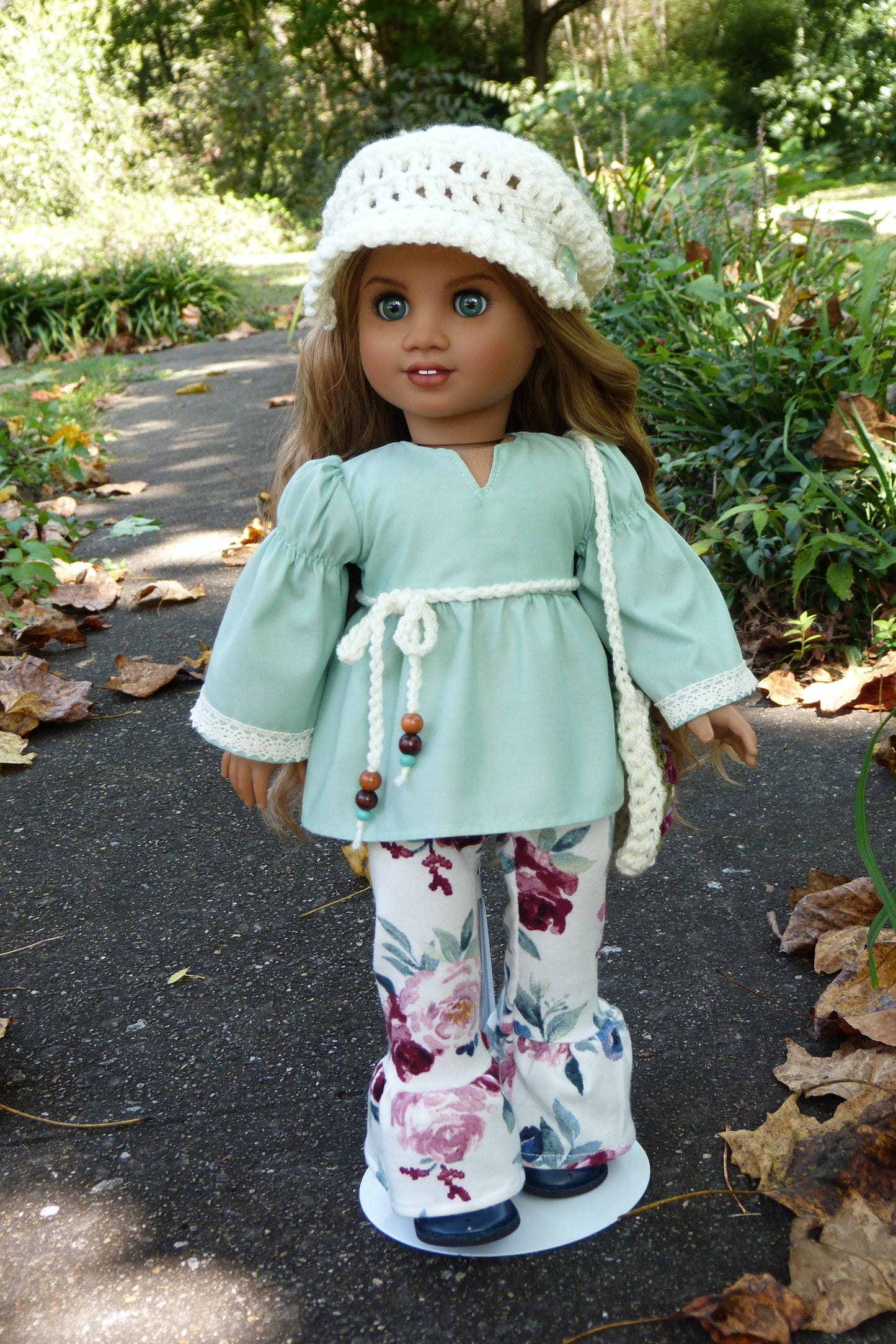 Sage Rose Outfit for 18 Inch Doll