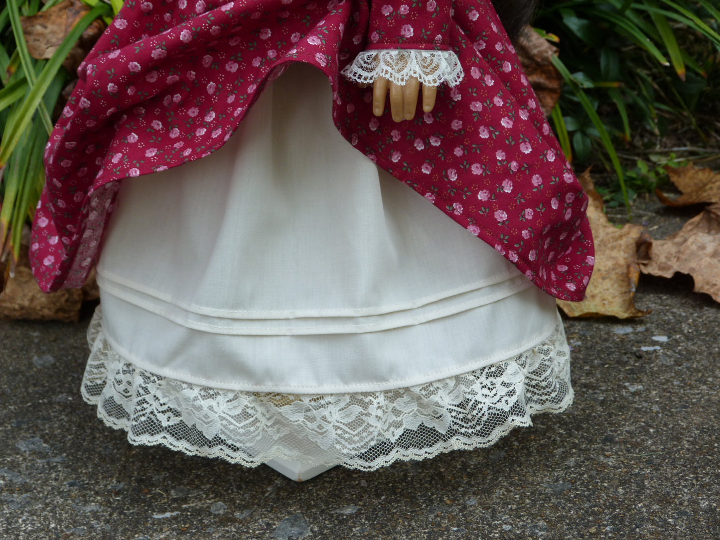 Cranberry Rose Historical Outfit for 18 Inch Doll