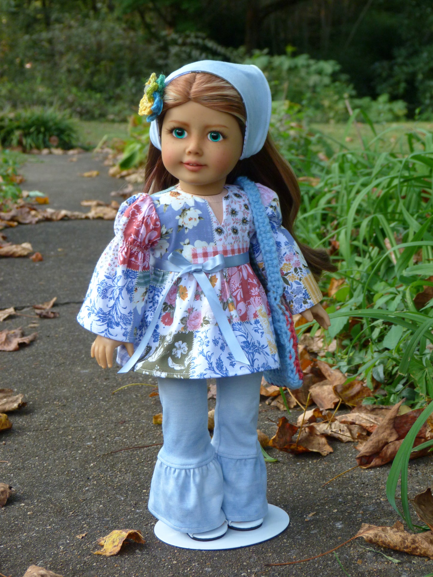 Patchwork Outfit for 18 Inch Doll