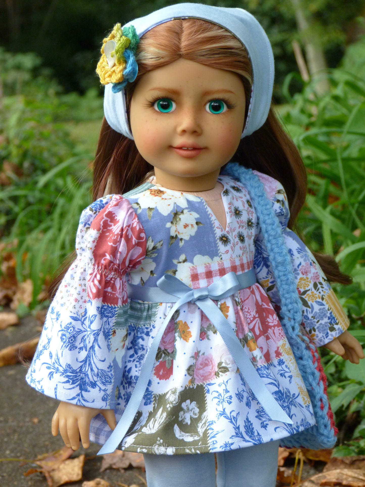 Patchwork Outfit for 18 Inch Doll