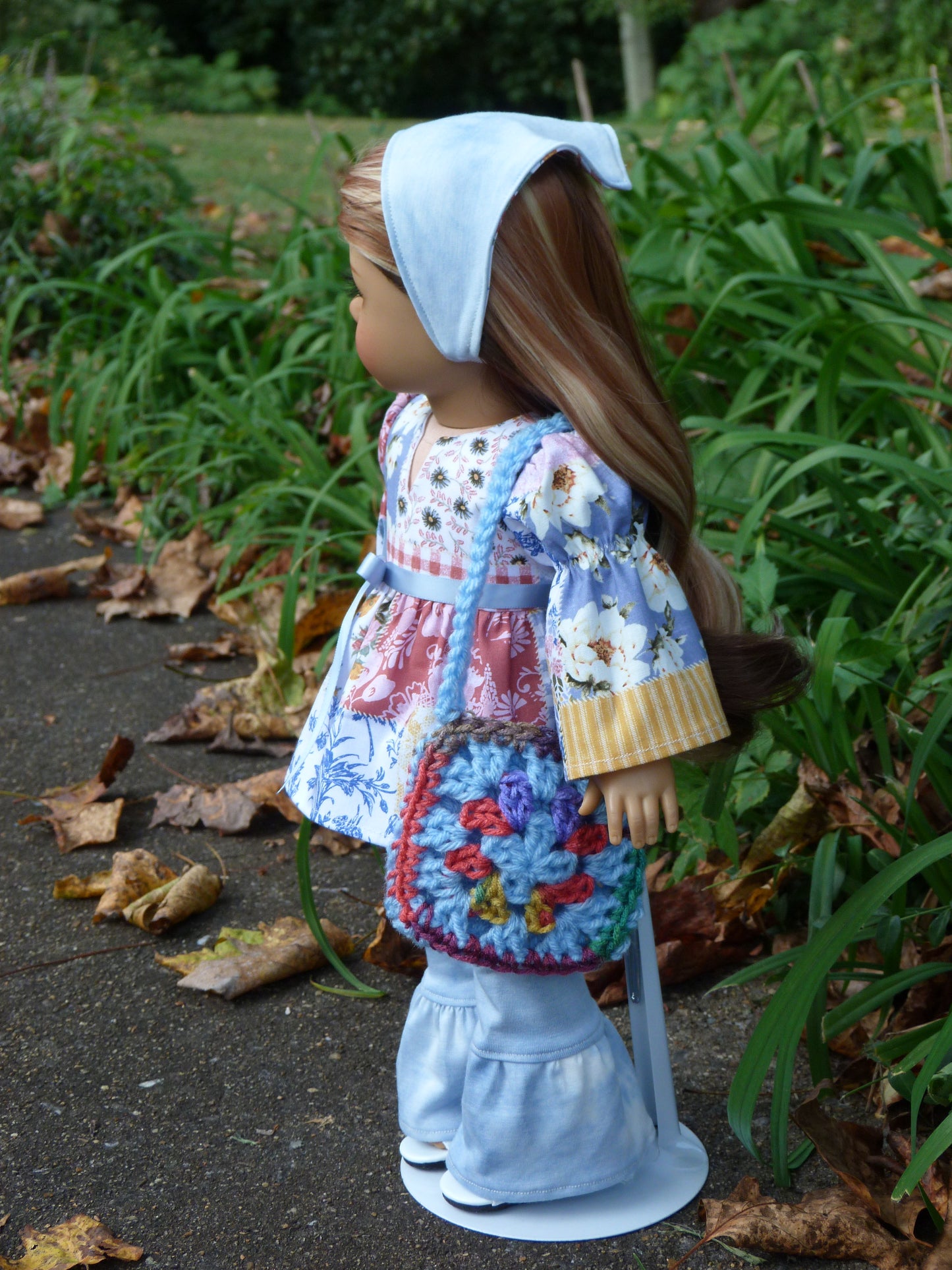 Patchwork Outfit for 18 Inch Doll