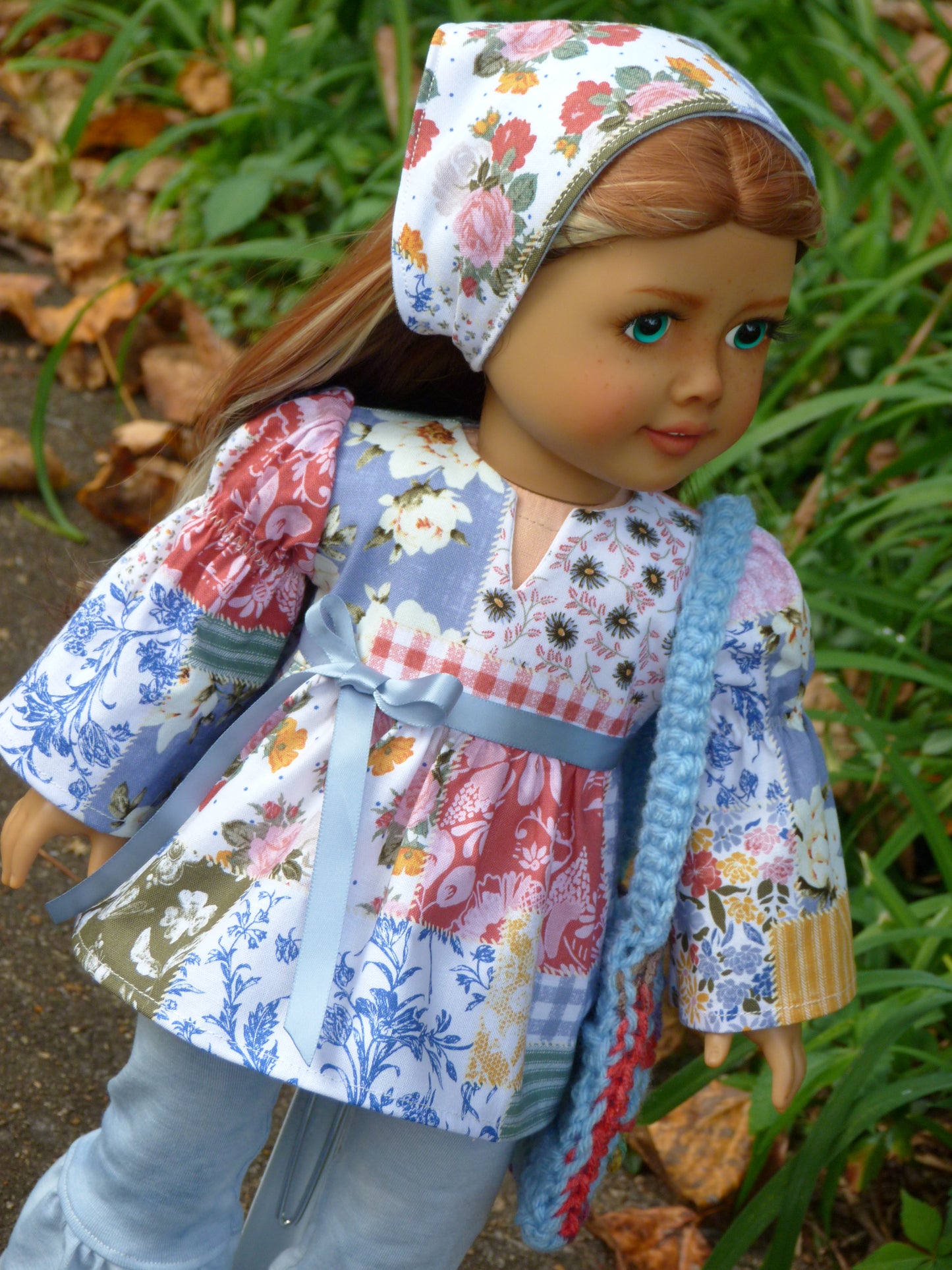 Patchwork Outfit for 18 Inch Doll