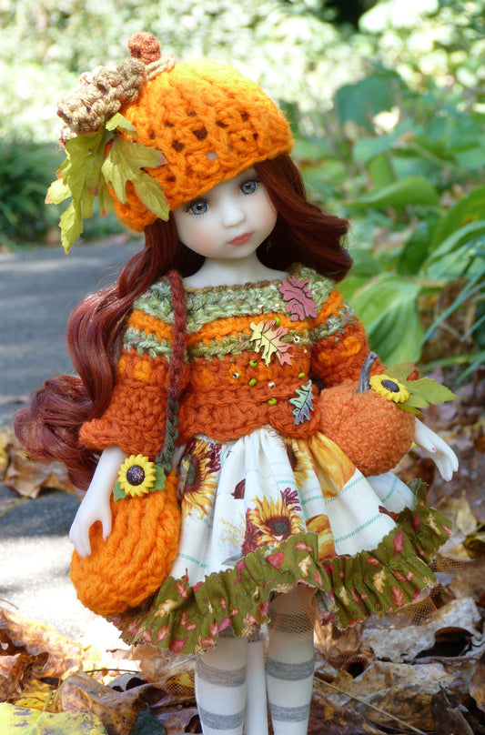 Lil' Pumpkin Outfit Handmade to fit 14.5 Inch Ruby Red Fashion Friends Doll