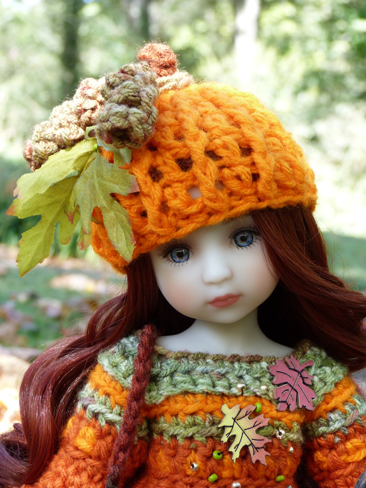 Lil' Pumpkin Outfit Handmade to fit 14.5 Inch Ruby Red Fashion Friends Doll