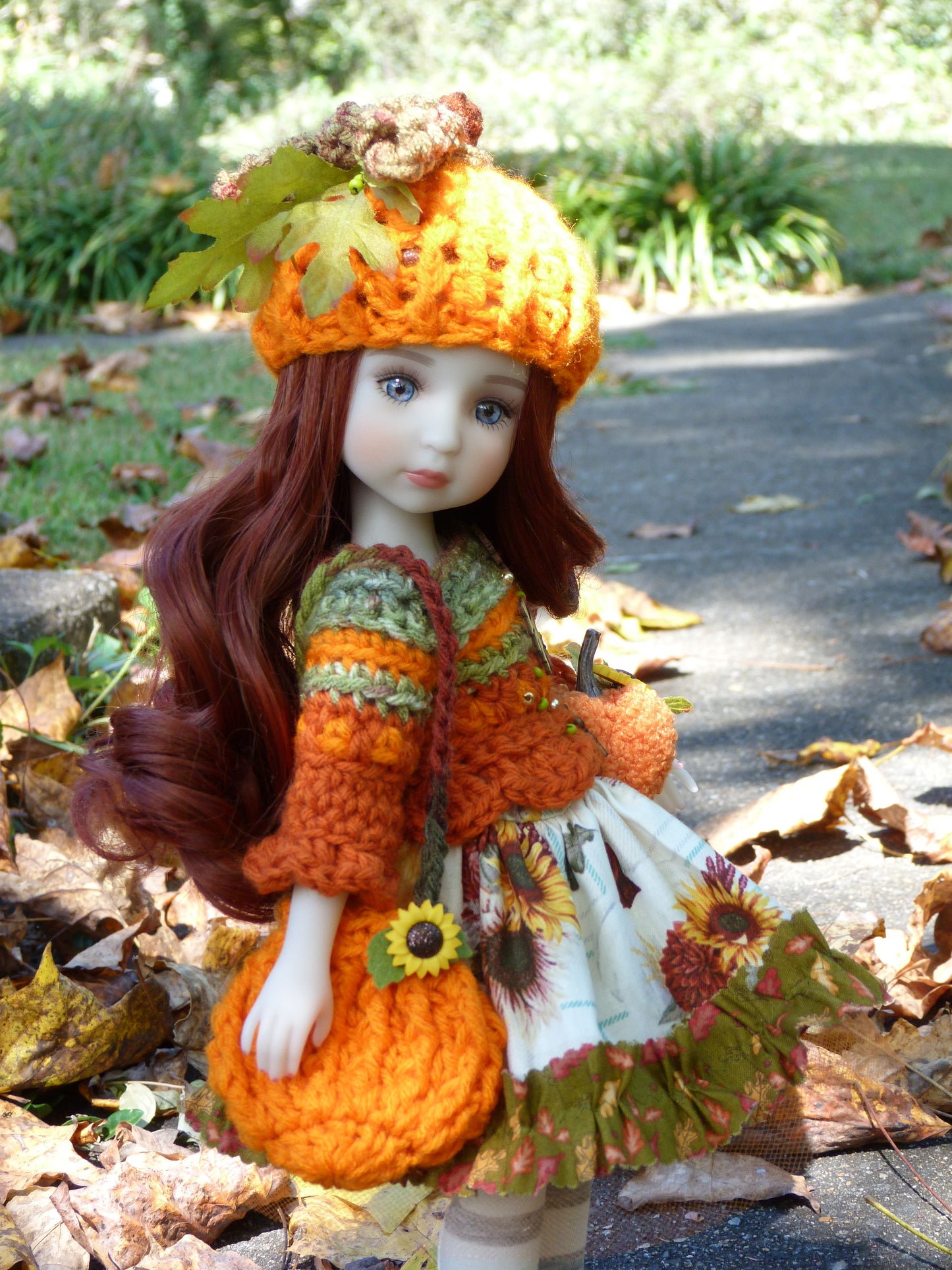 Lil' Pumpkin Outfit Handmade to fit 14.5 Inch Ruby Red Fashion Friends Doll