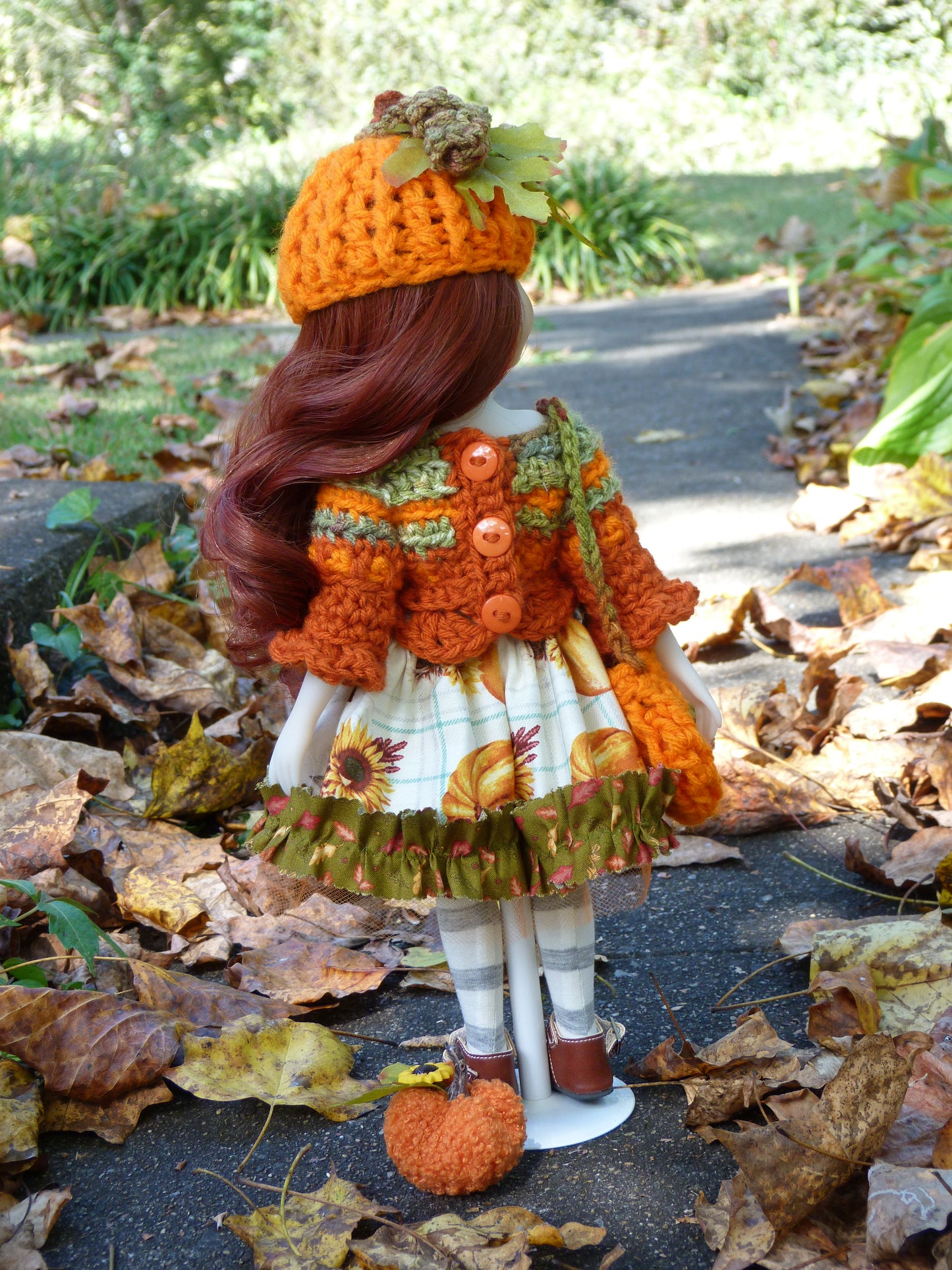 Lil' Pumpkin Outfit Handmade to fit 14.5 Inch Ruby Red Fashion Friends Doll