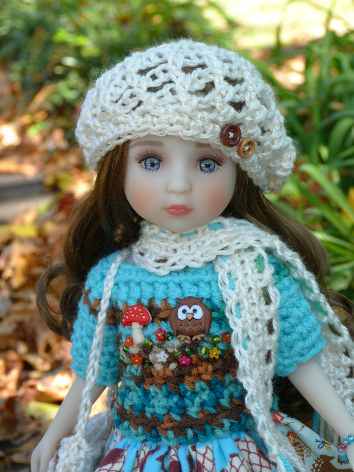 Autumn Owl Outfit Handmade to fit 14.5 Inch Ruby Red Fashion Friends Doll