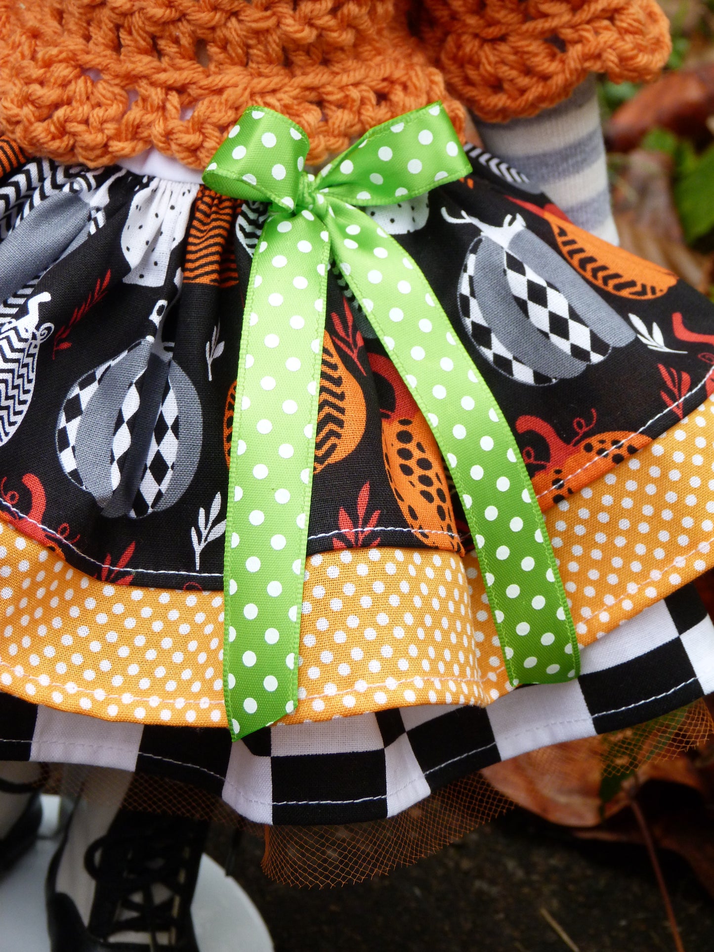 Halloween Witch Outfit Handmade Clothes to fit 19.5 Inch Doll like Gotz Happy Kidz