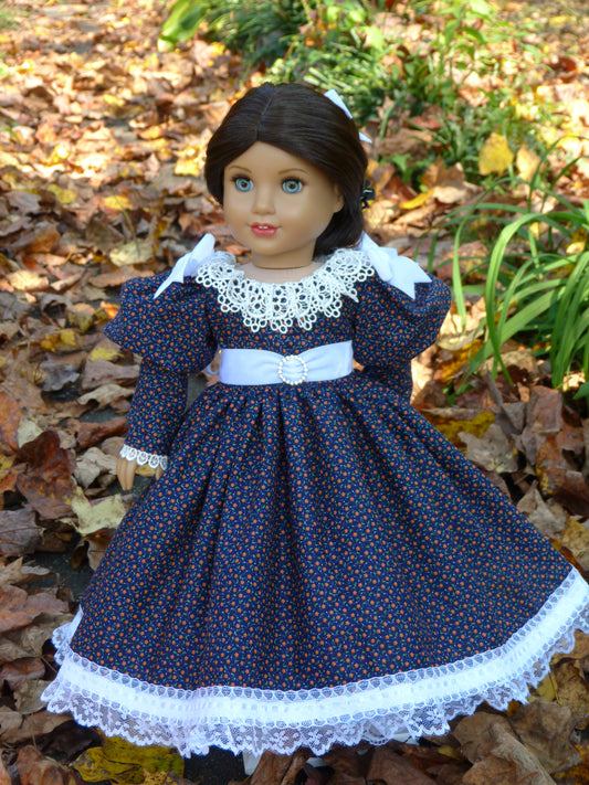 Autumn Evening Historical Outfit for 18 Inch Doll