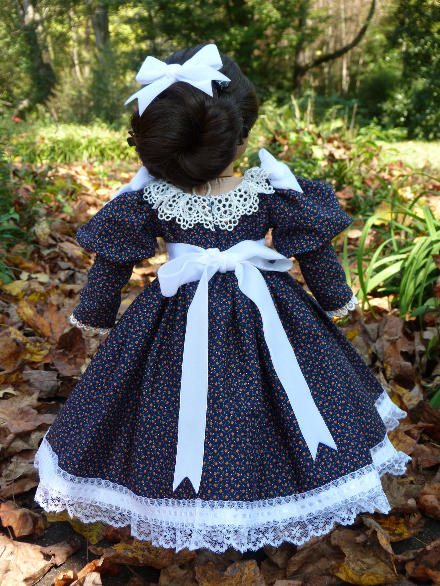 Autumn Evening Historical Outfit for 18 Inch Doll