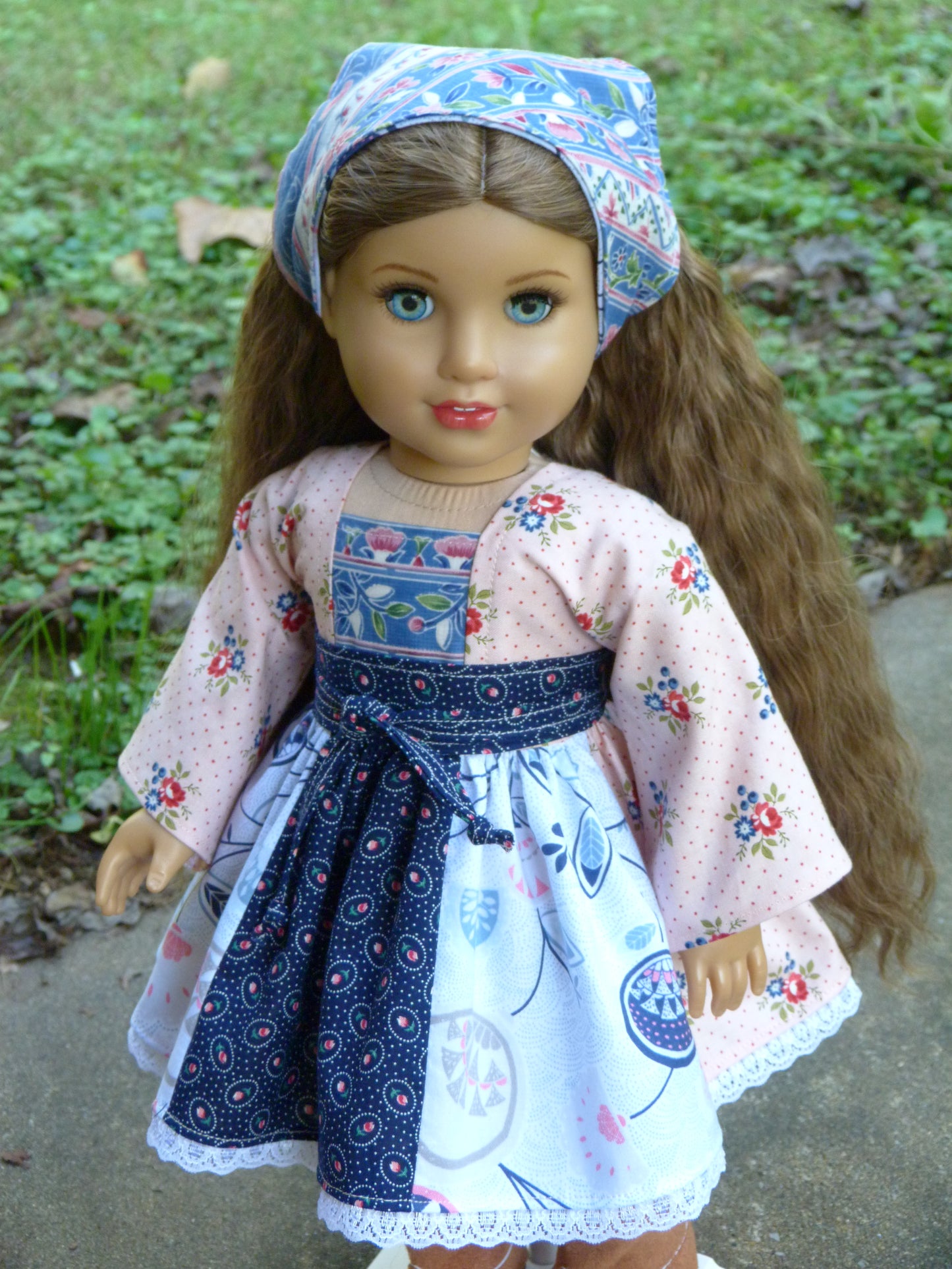 Patchwork Ensemble for 18 Inch Doll