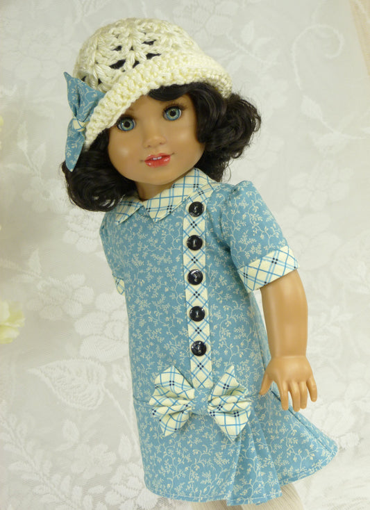 1920s Outfit for 18 Inch Doll