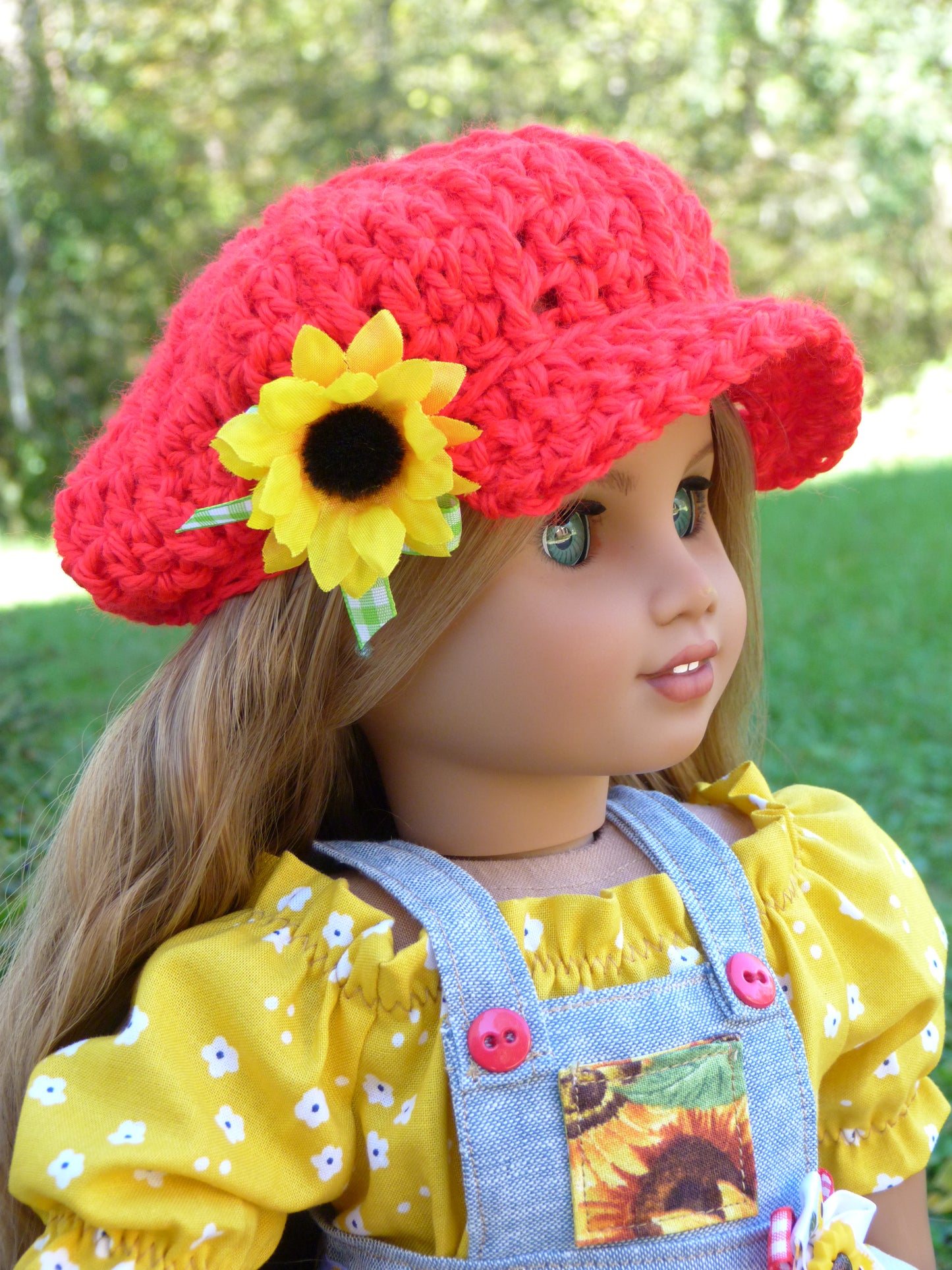 Sunflower Gnomes Autumn Outfit for 18 Inch Doll