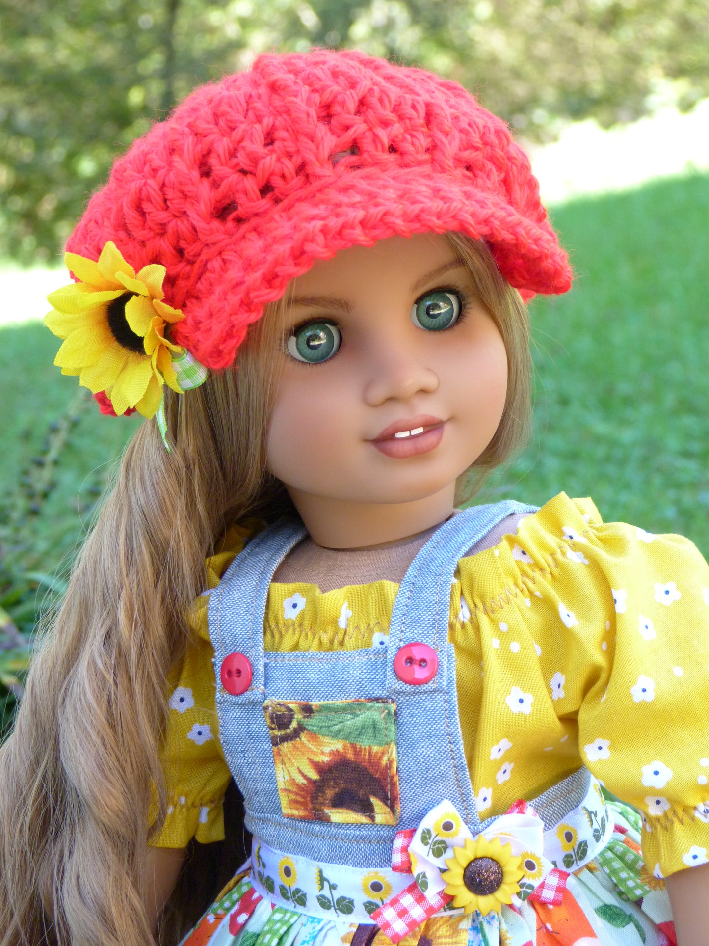 Sunflower Gnomes Autumn Outfit for 18 Inch Doll