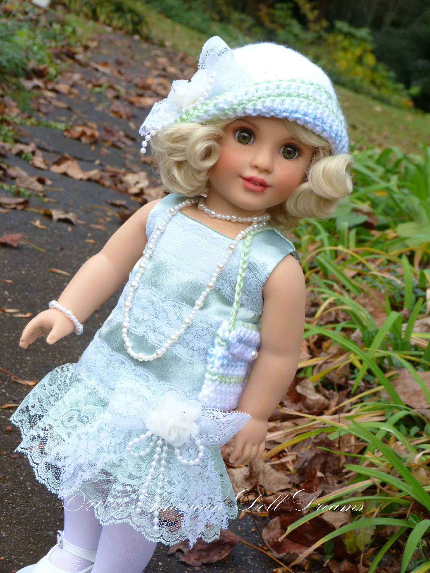 OOAK 1920s Flapper American Girl Custom Doll - Jeanie