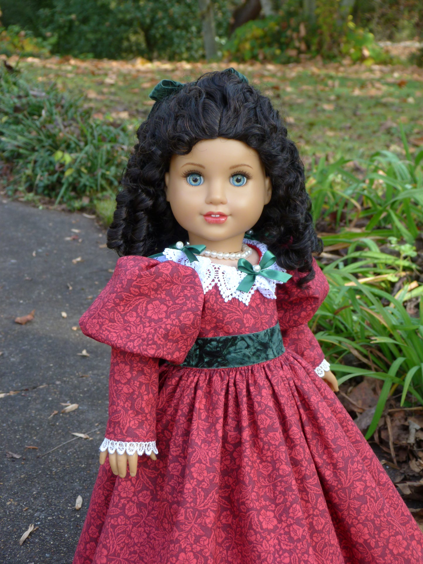 Christmas Historical Outfit for 18 Inch Doll