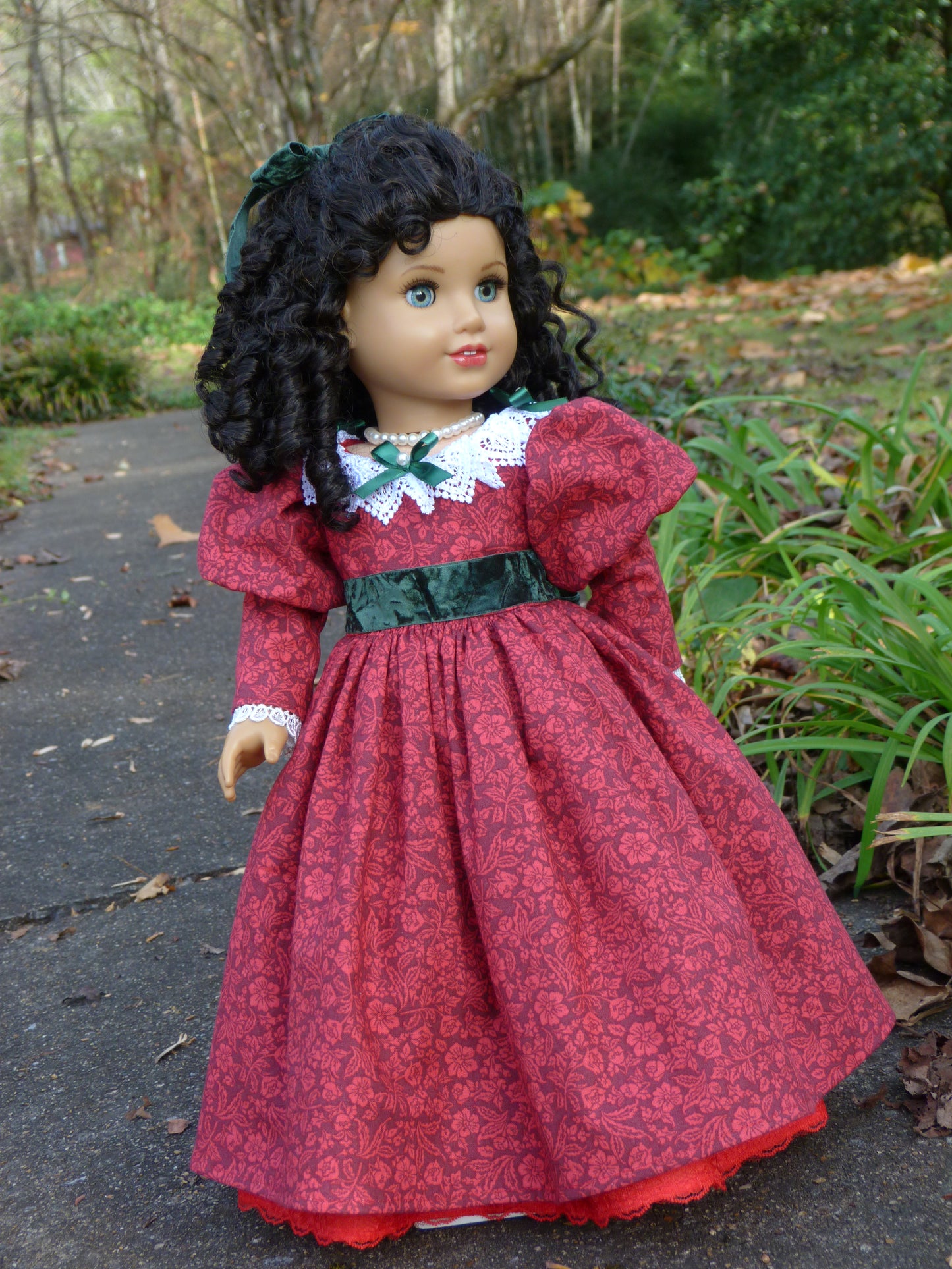 Christmas Historical Outfit for 18 Inch Doll