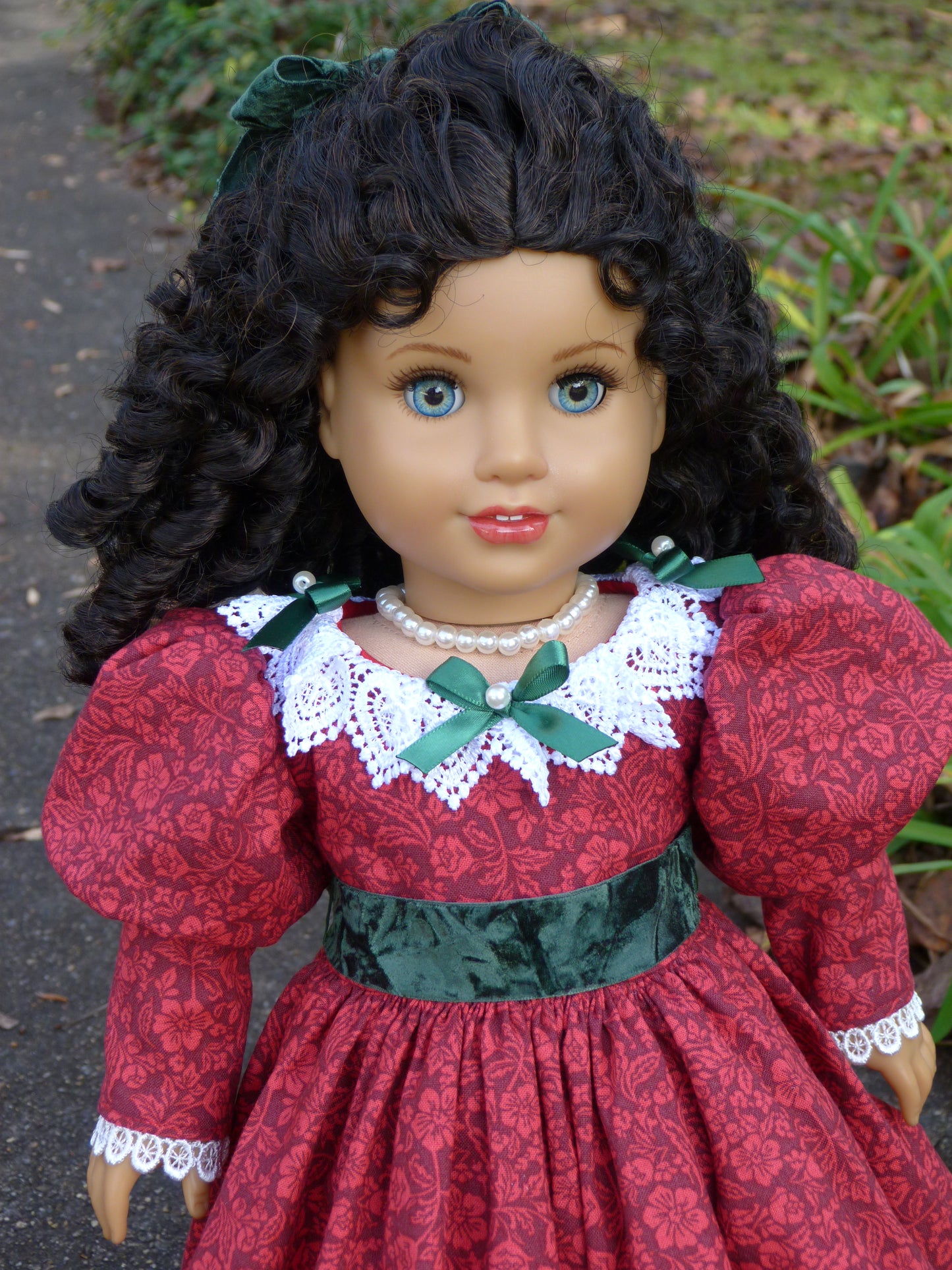 Christmas Historical Outfit for 18 Inch Doll