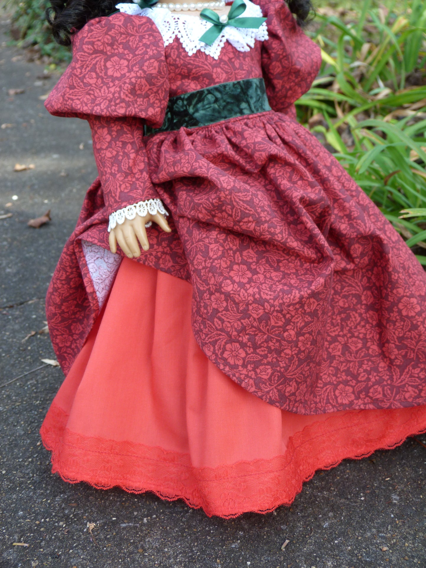 Christmas Historical Outfit for 18 Inch Doll