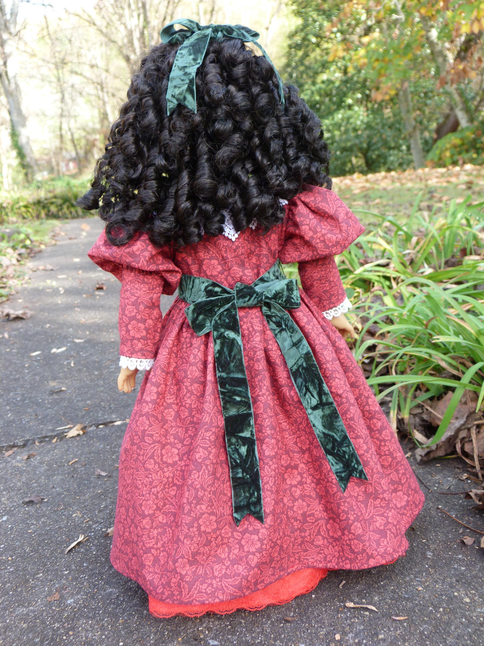 christmas dress for 18 inch doll Christmas Historical Outfit for 18 Inch Doll – American Doll Dreams