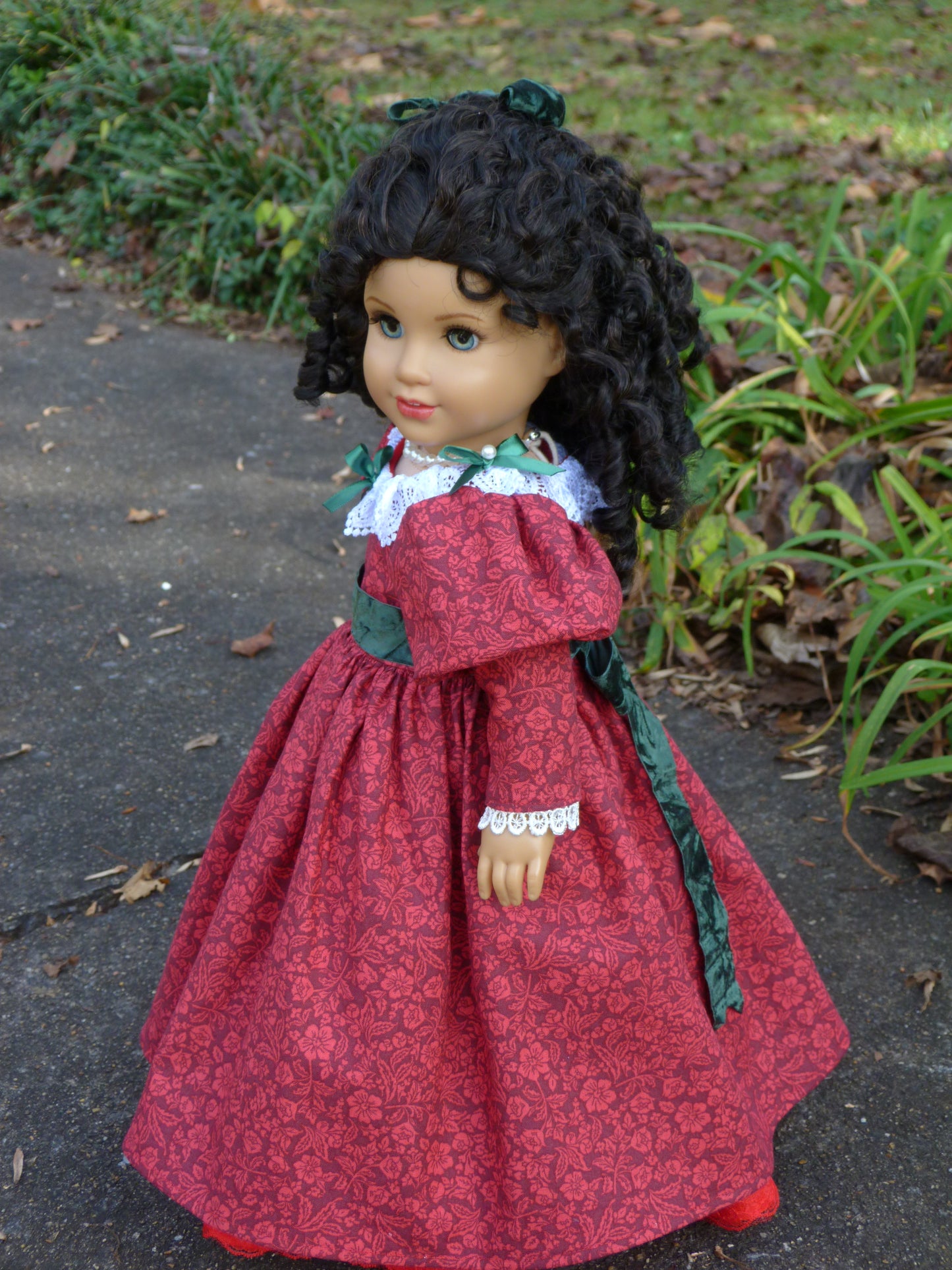 Christmas Historical Outfit for 18 Inch Doll