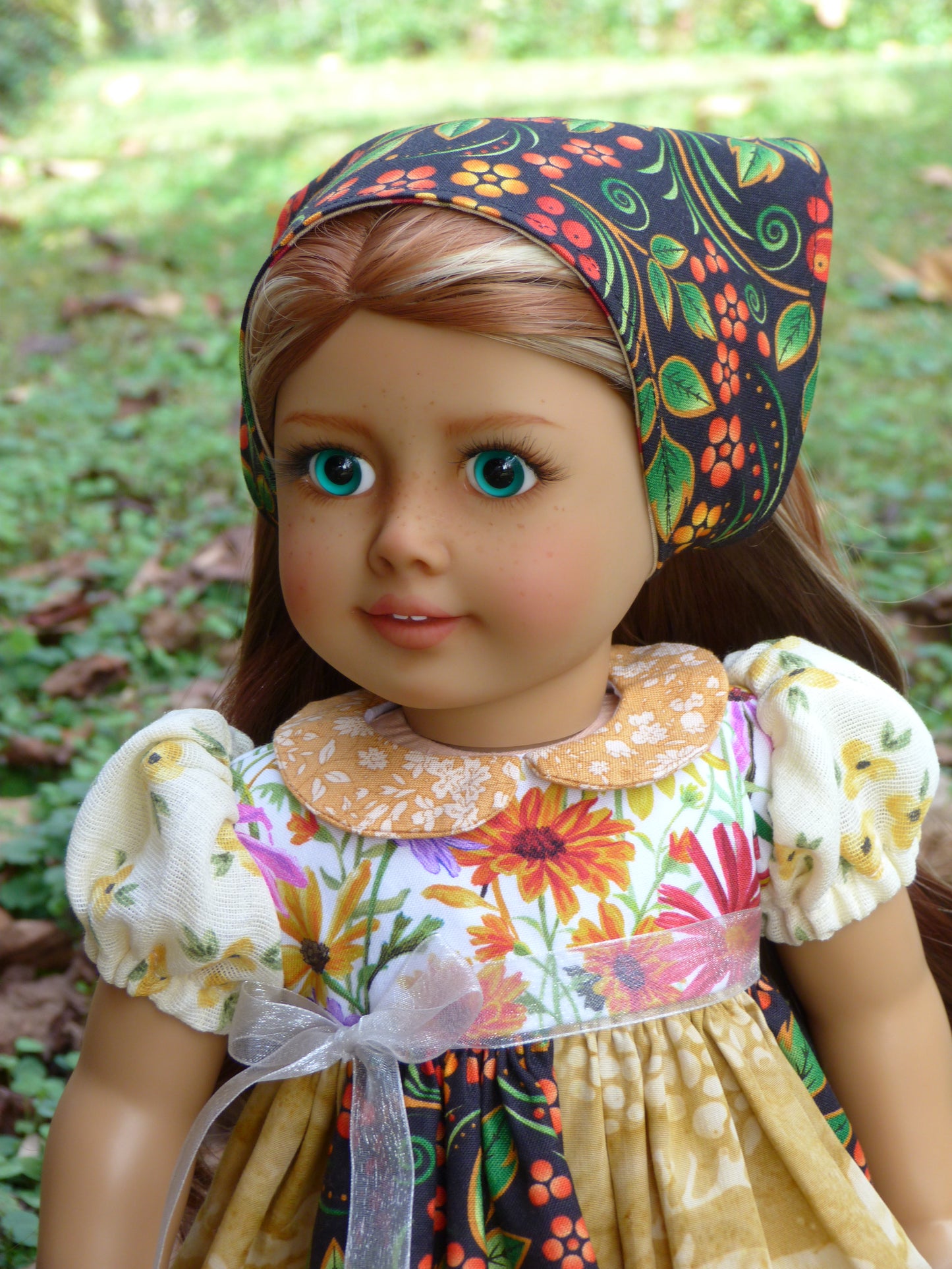 Autumn Meadow Ensemble for 18 Inch Doll