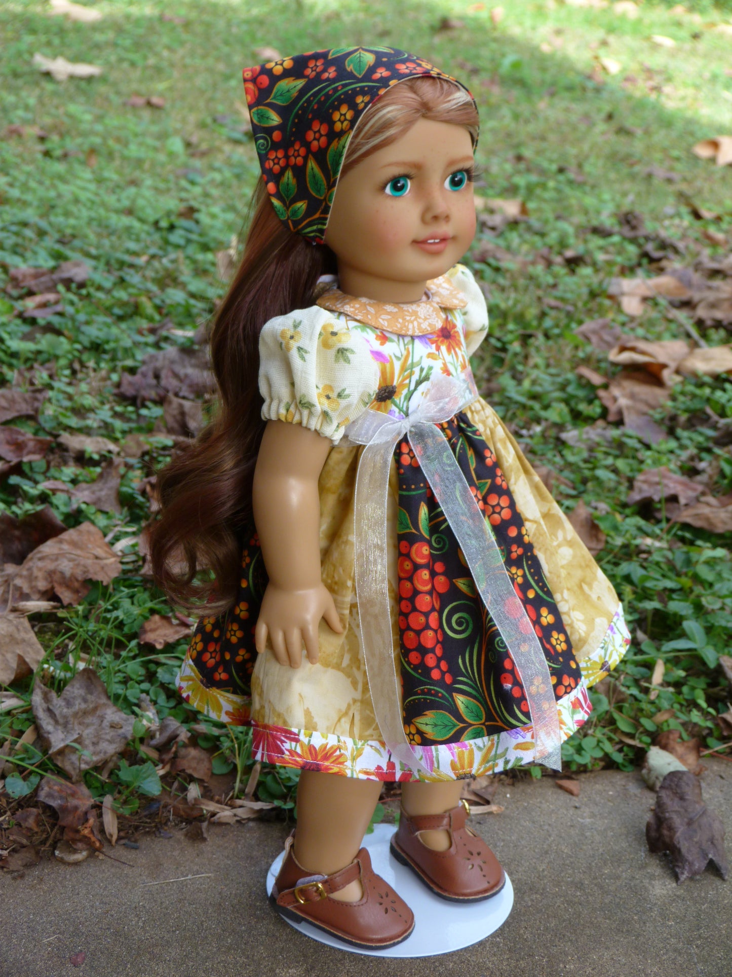 Autumn Meadow Ensemble for 18 Inch Doll