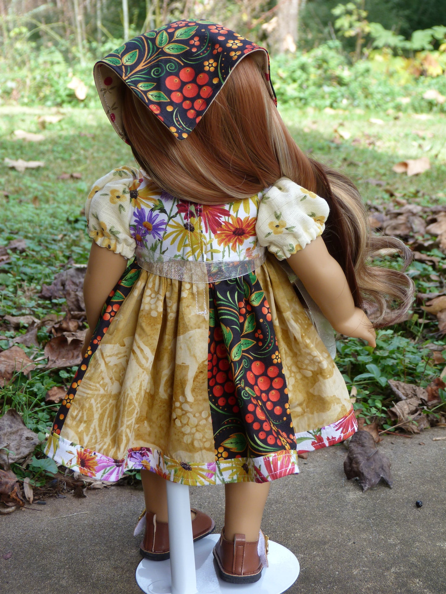 Autumn Meadow Ensemble for 18 Inch Doll