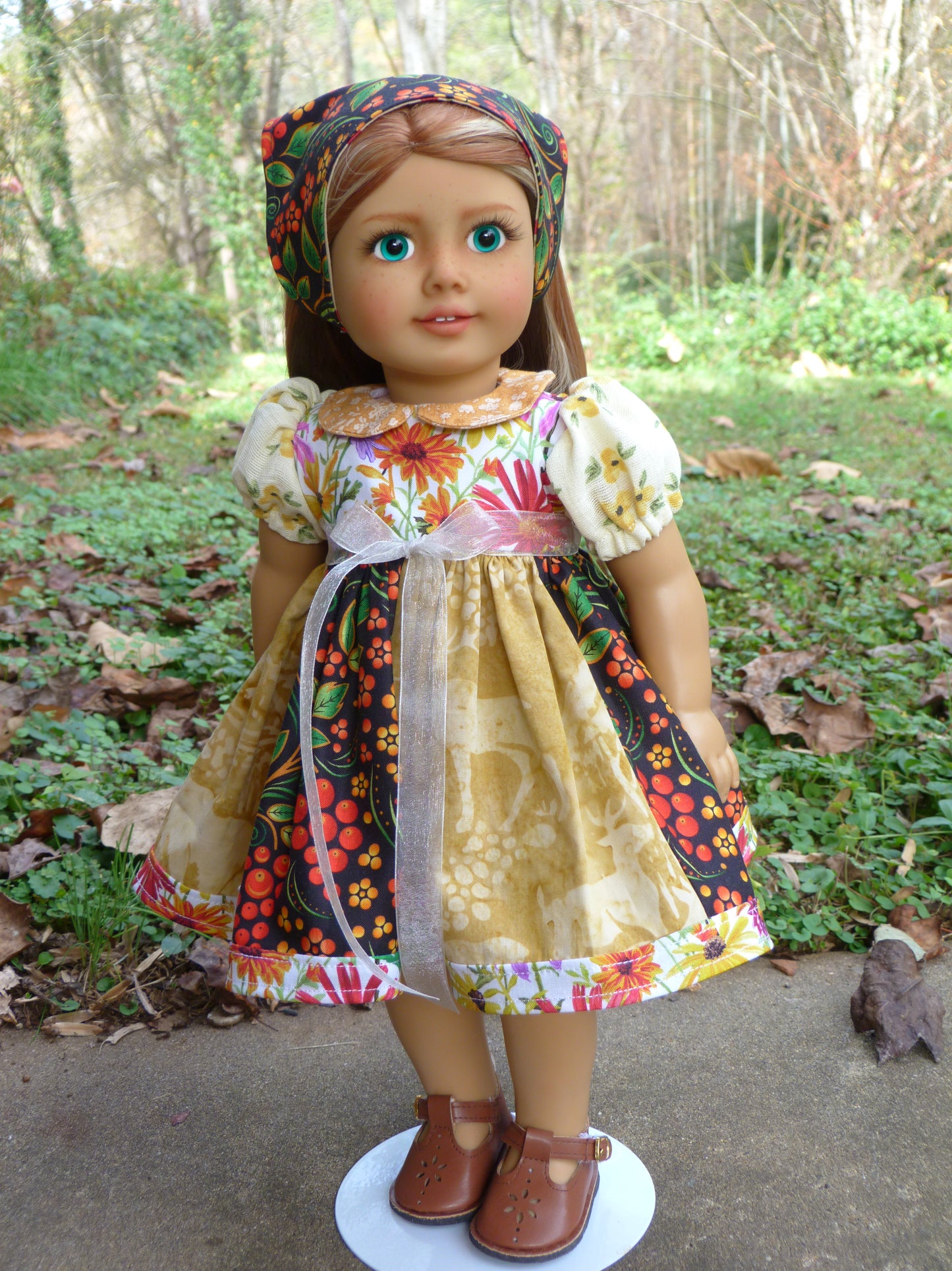 Autumn Meadow Ensemble for 18 Inch Doll