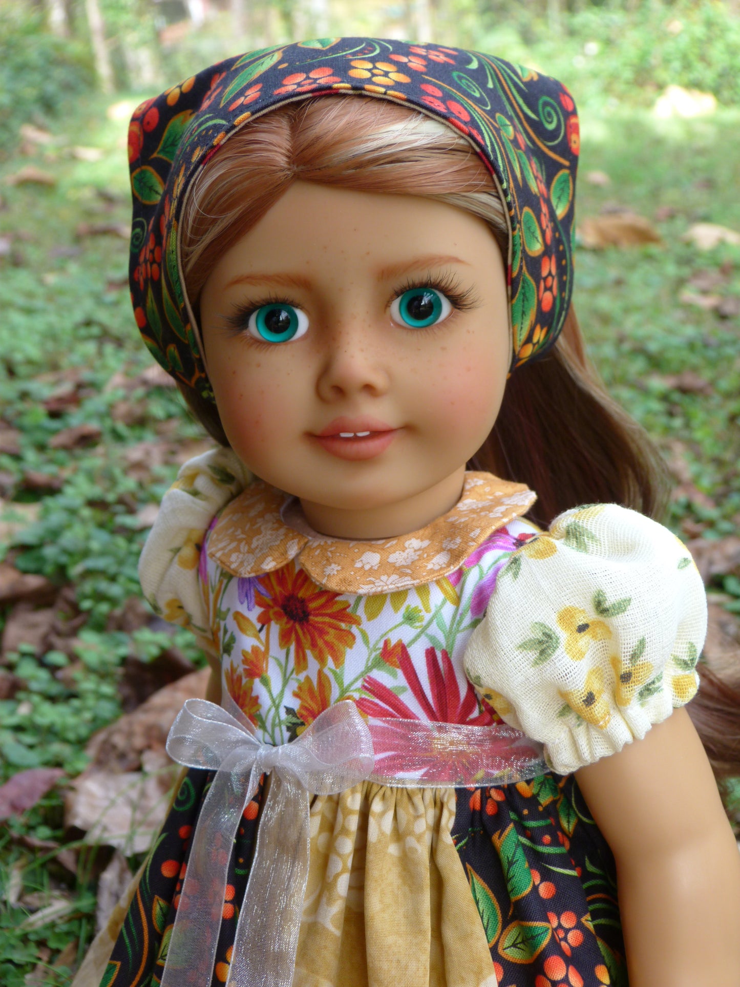 Autumn Meadow Ensemble for 18 Inch Doll