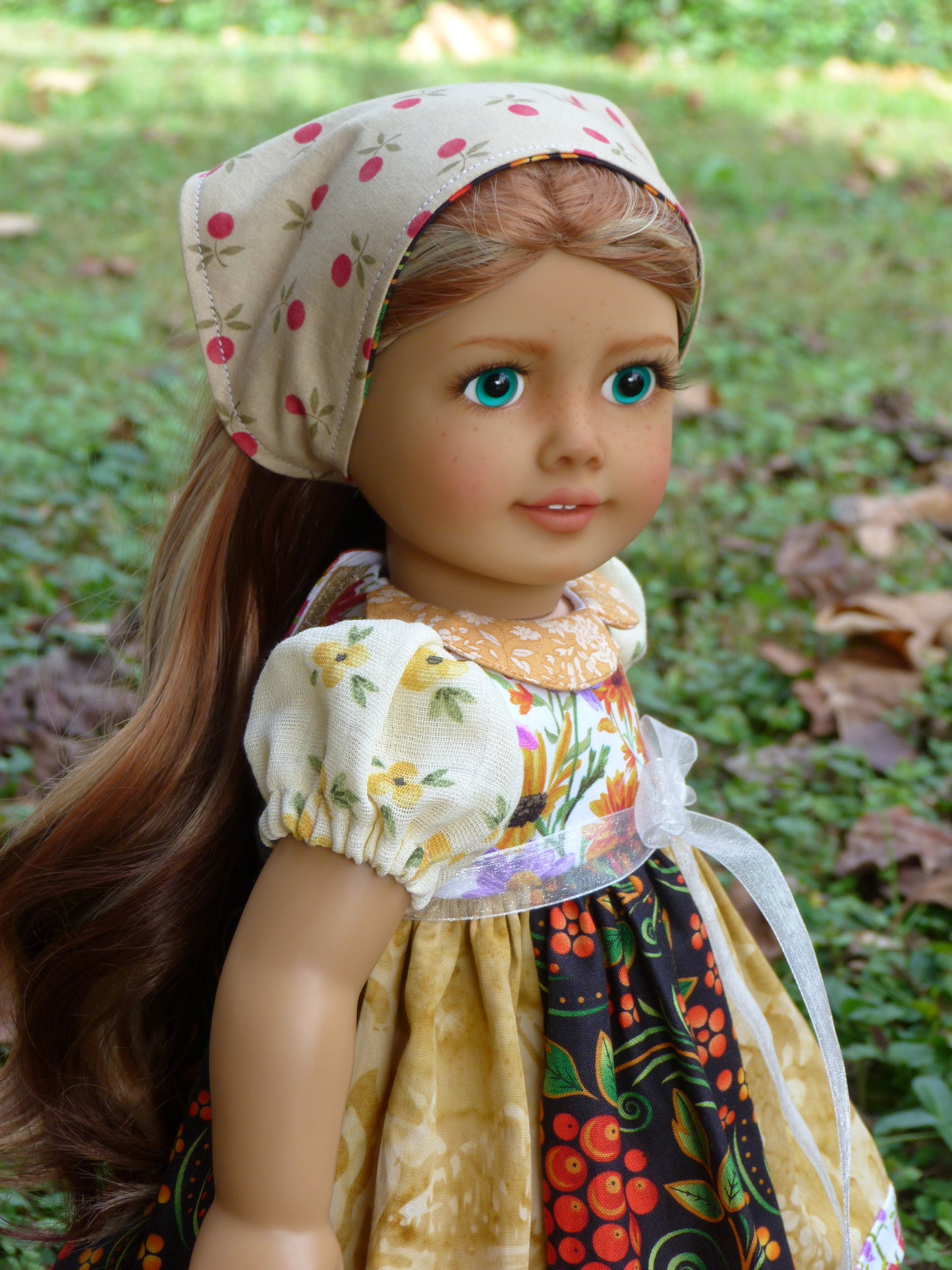 Autumn Meadow Ensemble for 18 Inch Doll