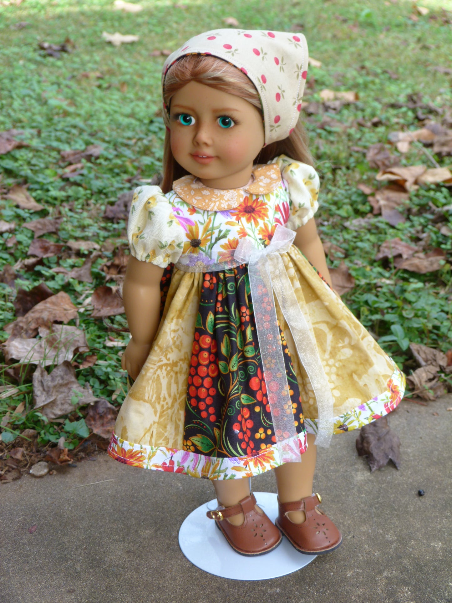 Autumn Meadow Ensemble for 18 Inch Doll