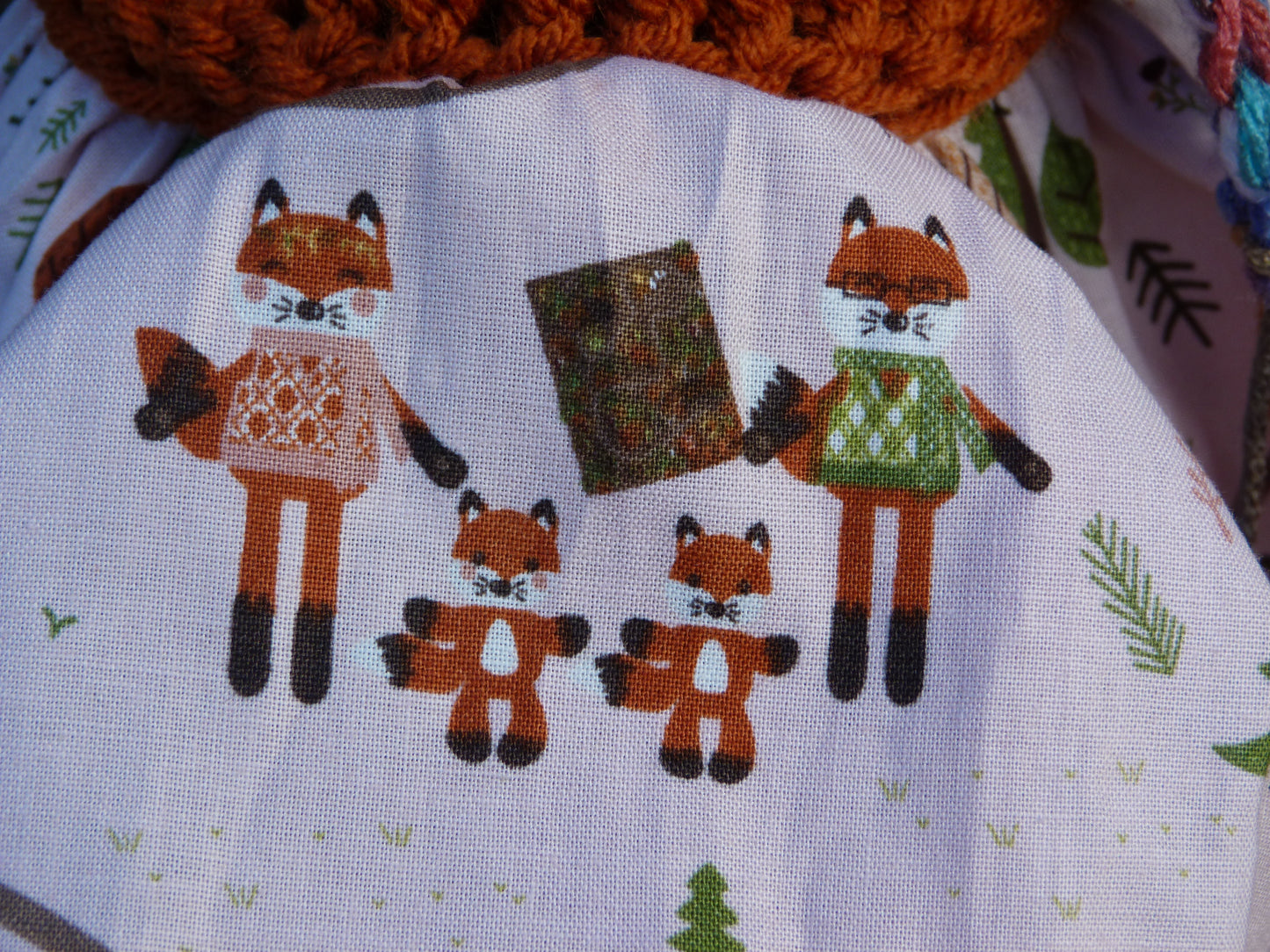 Cozy Fall Fox Outfit Handmade to fit 19.5 Inch Gotz Happy Kidz Doll